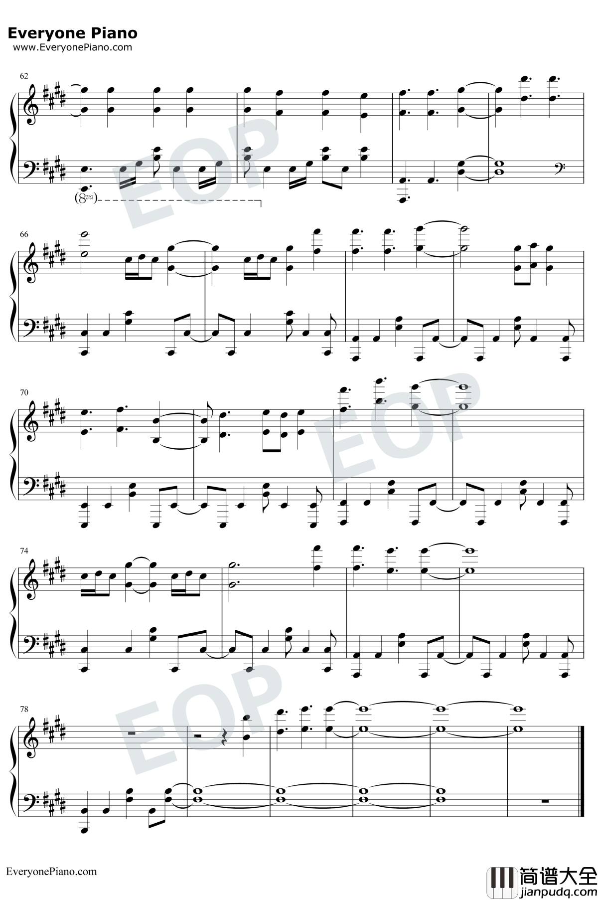 Found_&_Lost钢琴谱_Survive_Said_The_Prophet