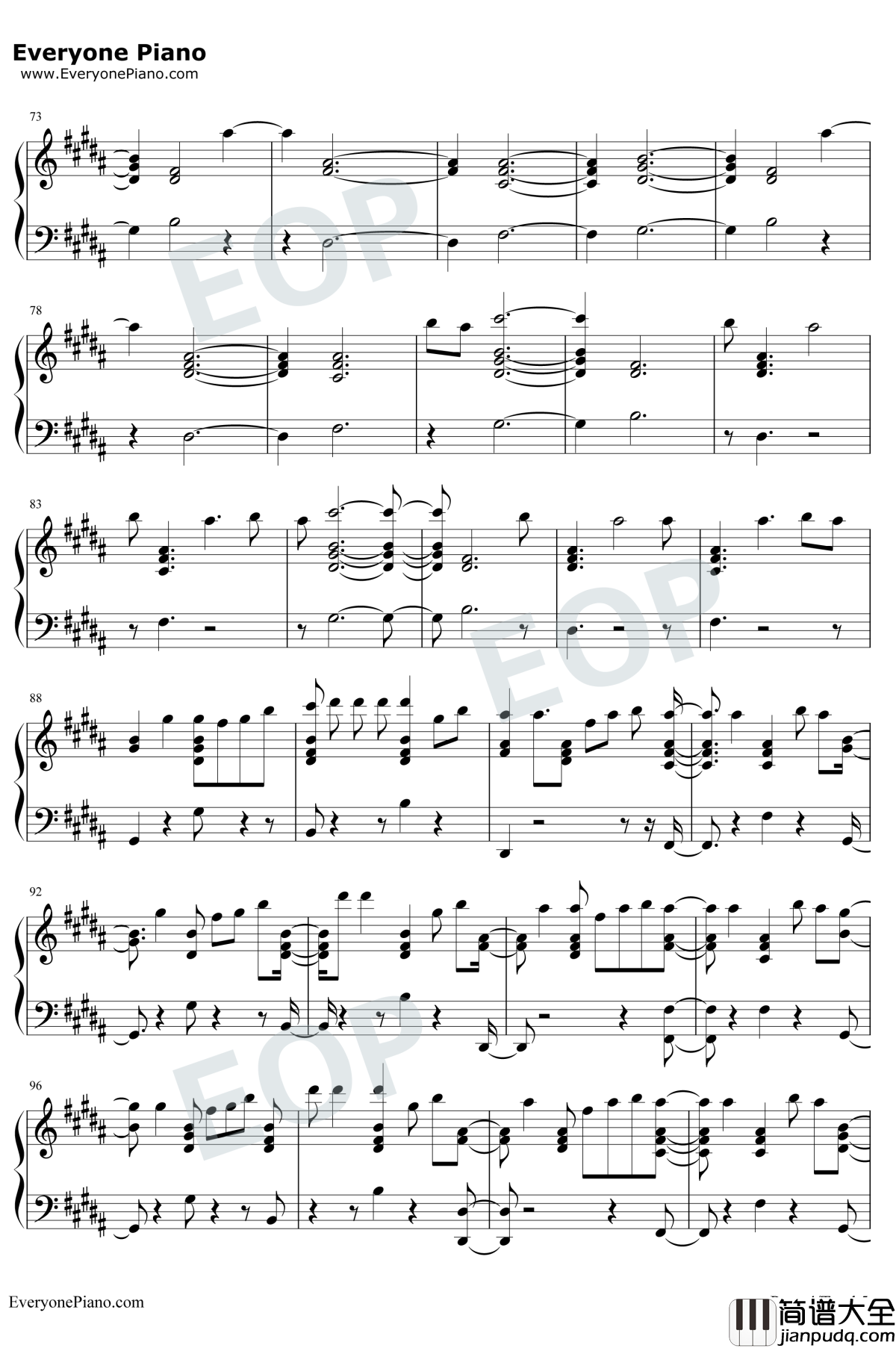 Forever钢琴谱_Martin_Garrix/Matisse_&_Sadko