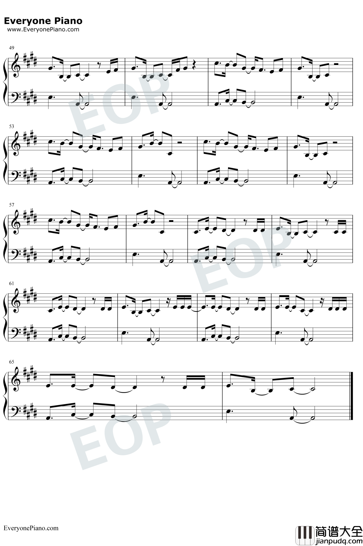 Happy_Now钢琴谱_Zedd_/_Elley_Duhé