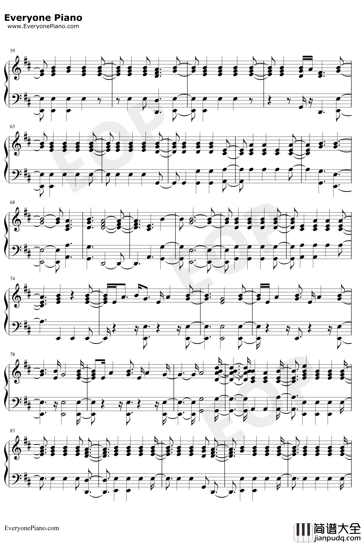 Kiwi钢琴谱_Harry_Styles_2017年维多利亚秘密秀秀场音乐