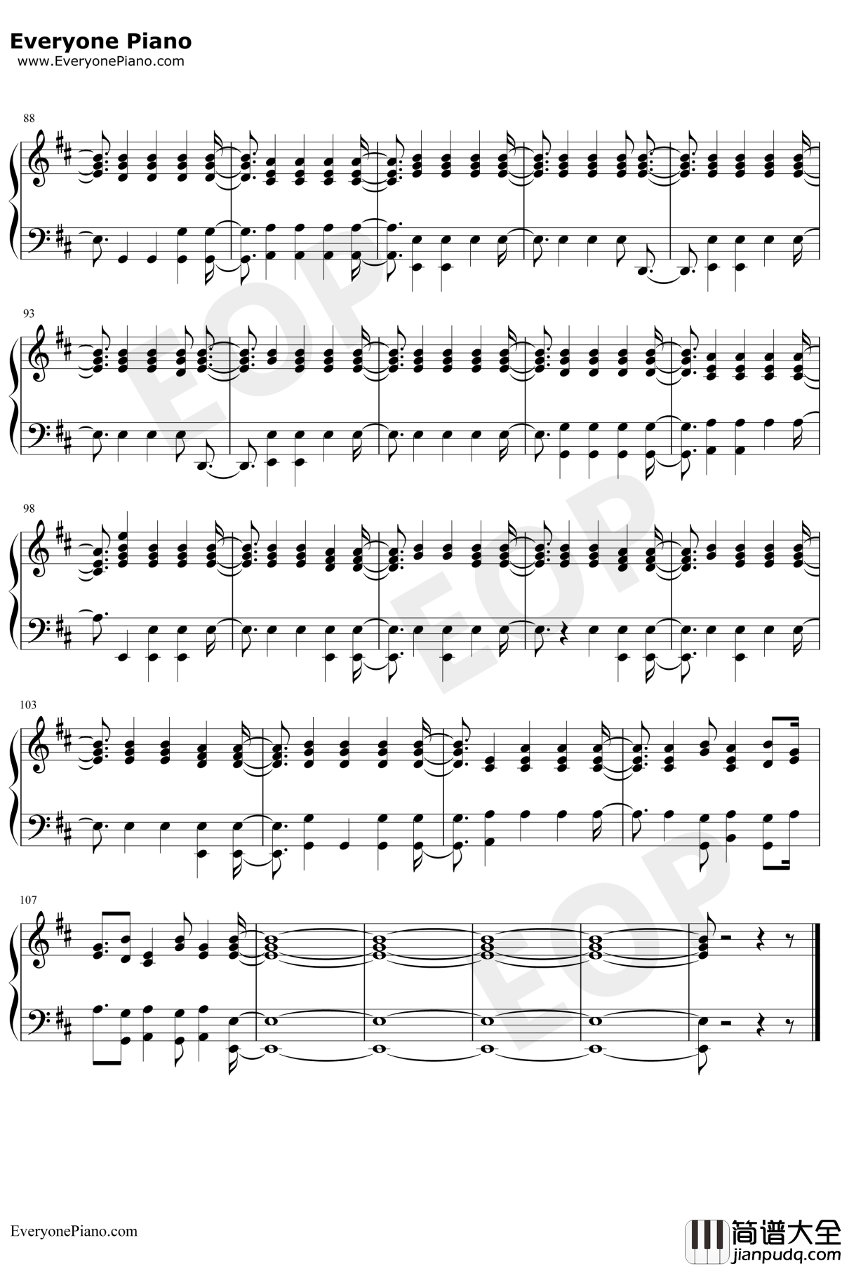 Kiwi钢琴谱_Harry_Styles_2017年维多利亚秘密秀秀场音乐