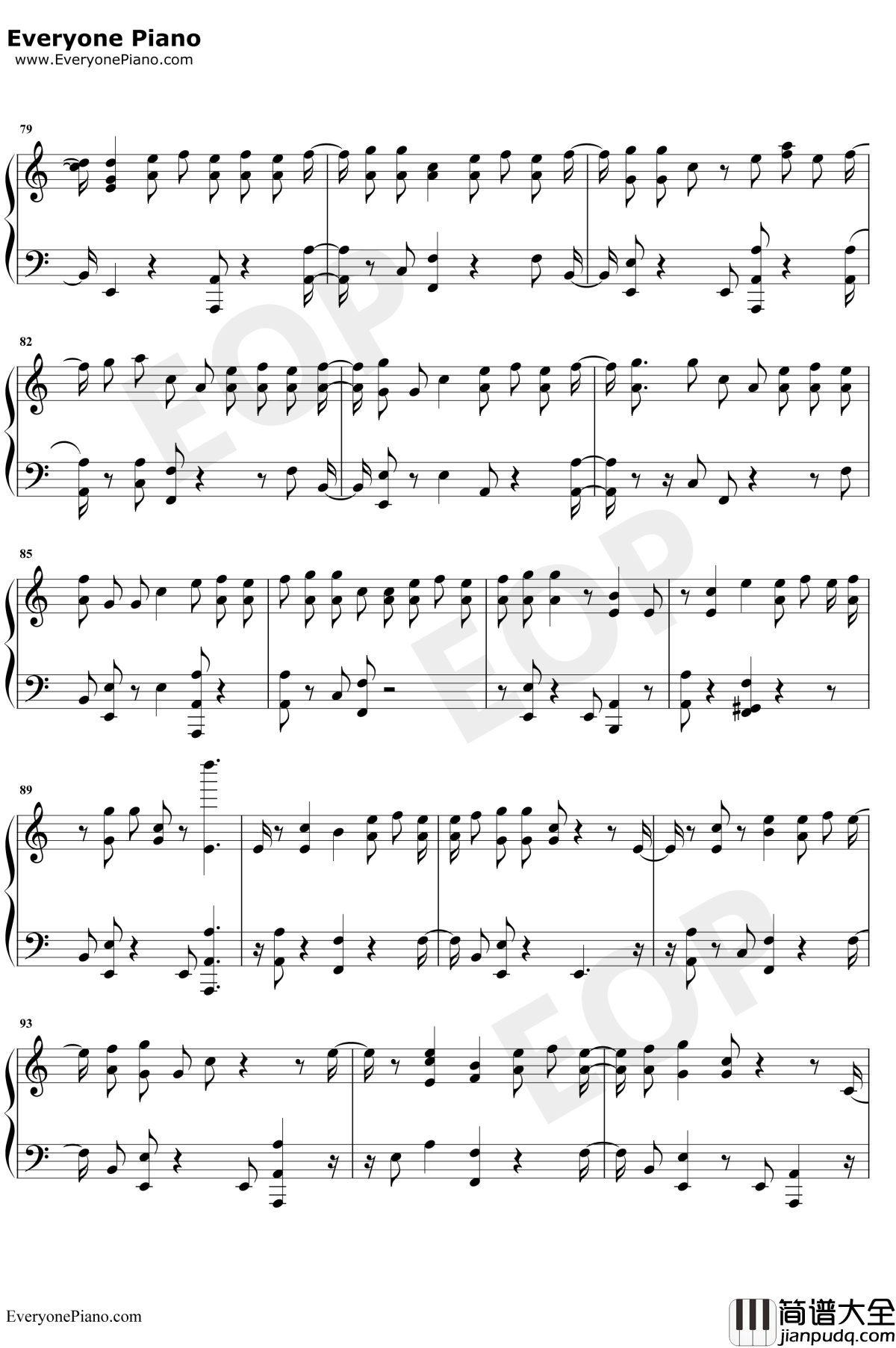 Wanted_You钢琴谱_Nav_/_Lil_Uzi_Vert