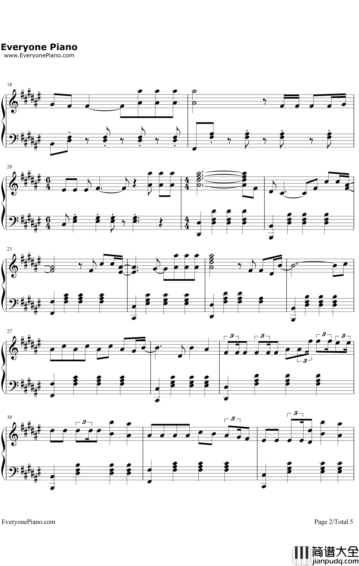 Faded_钢琴谱_Alan_Walker