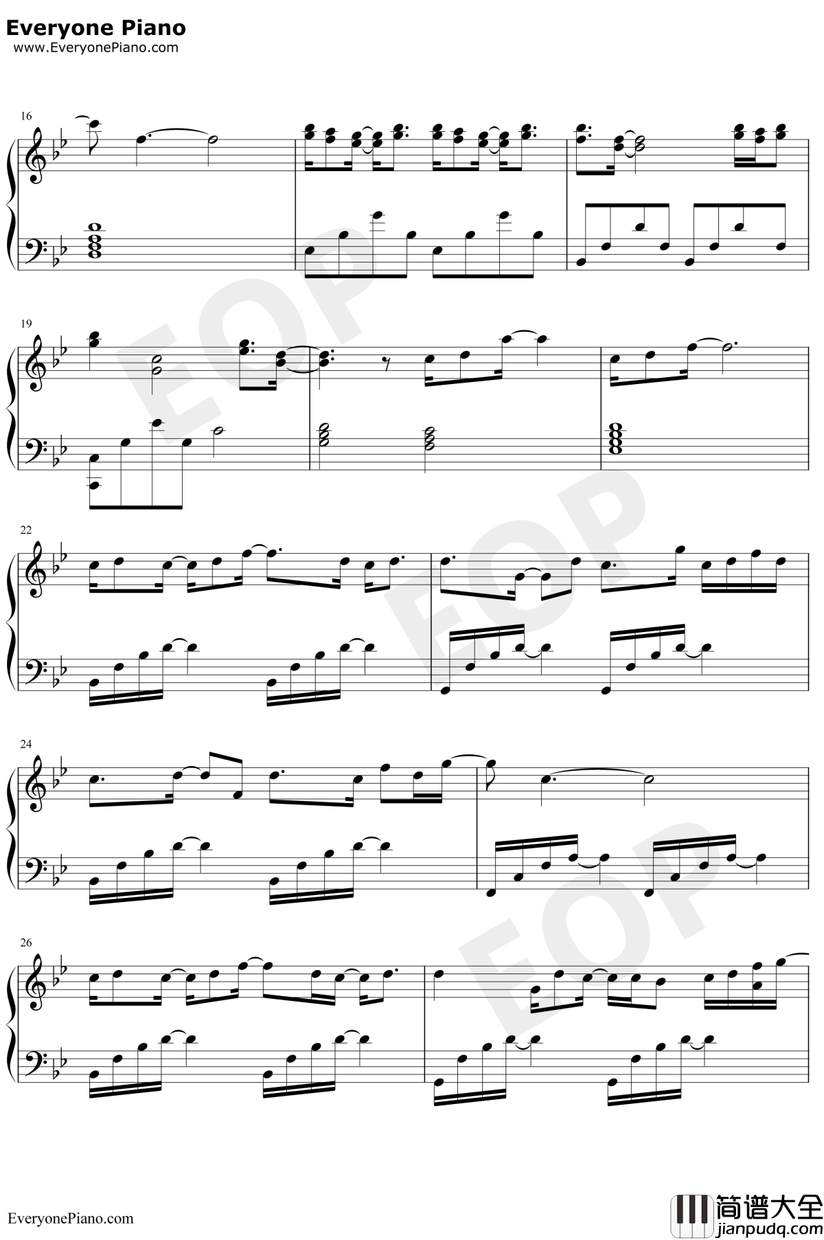 双影钢琴谱_林忆莲/张惠妹