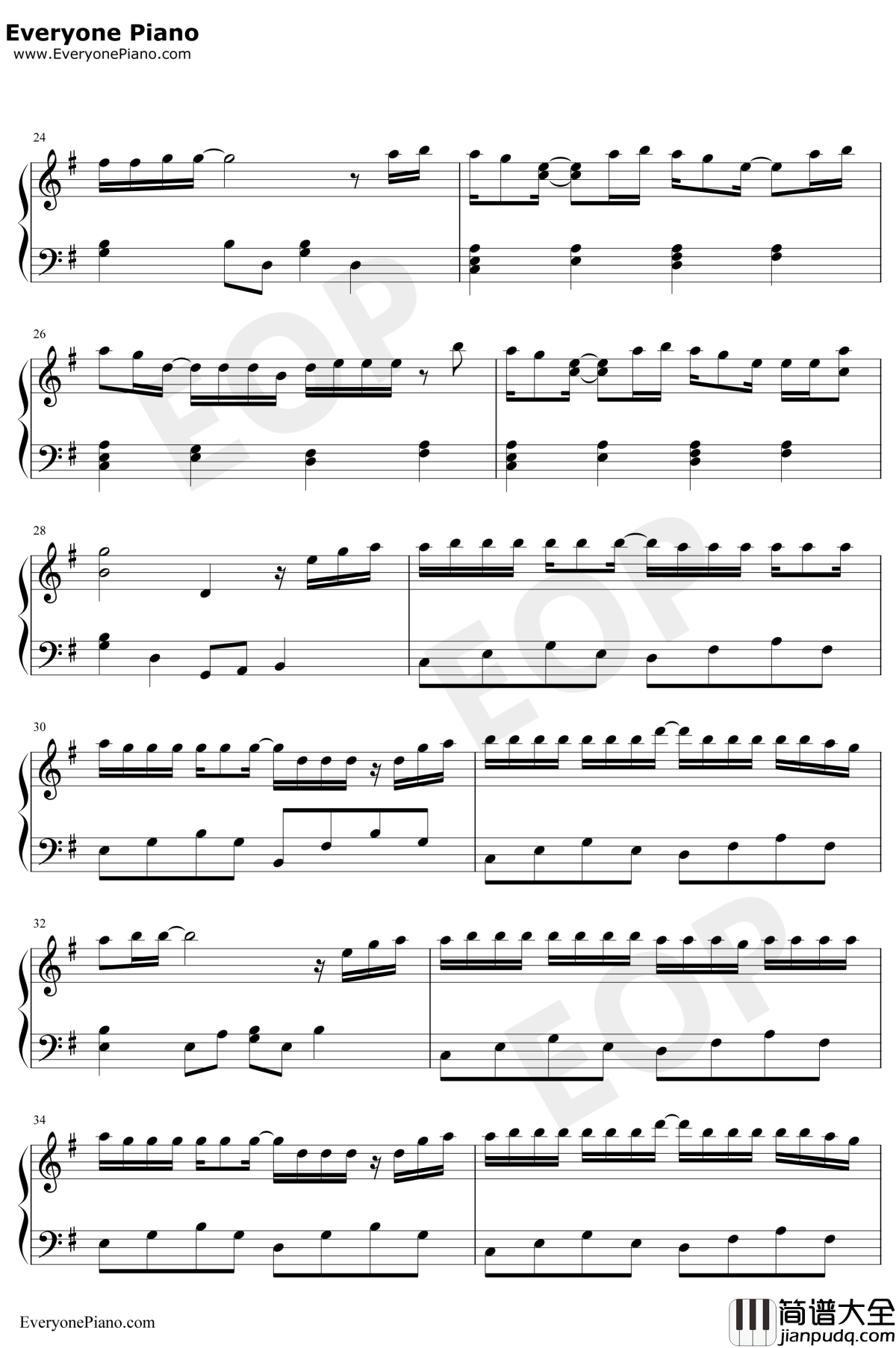 secretbase~君がくれたもの~钢琴谱_ZONE_日本流行乐坛经典曲目