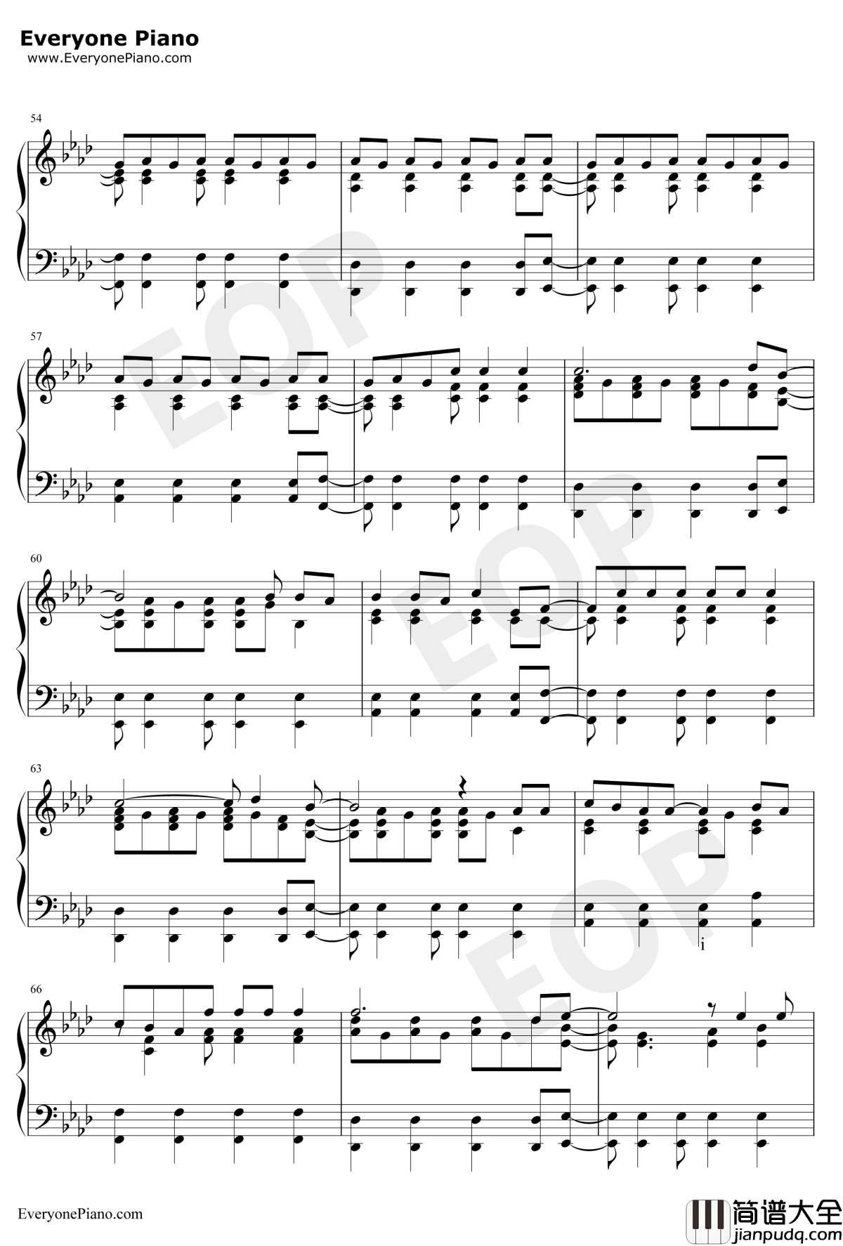 VivalaVida钢琴谱_ColdPlay_ColdPlay