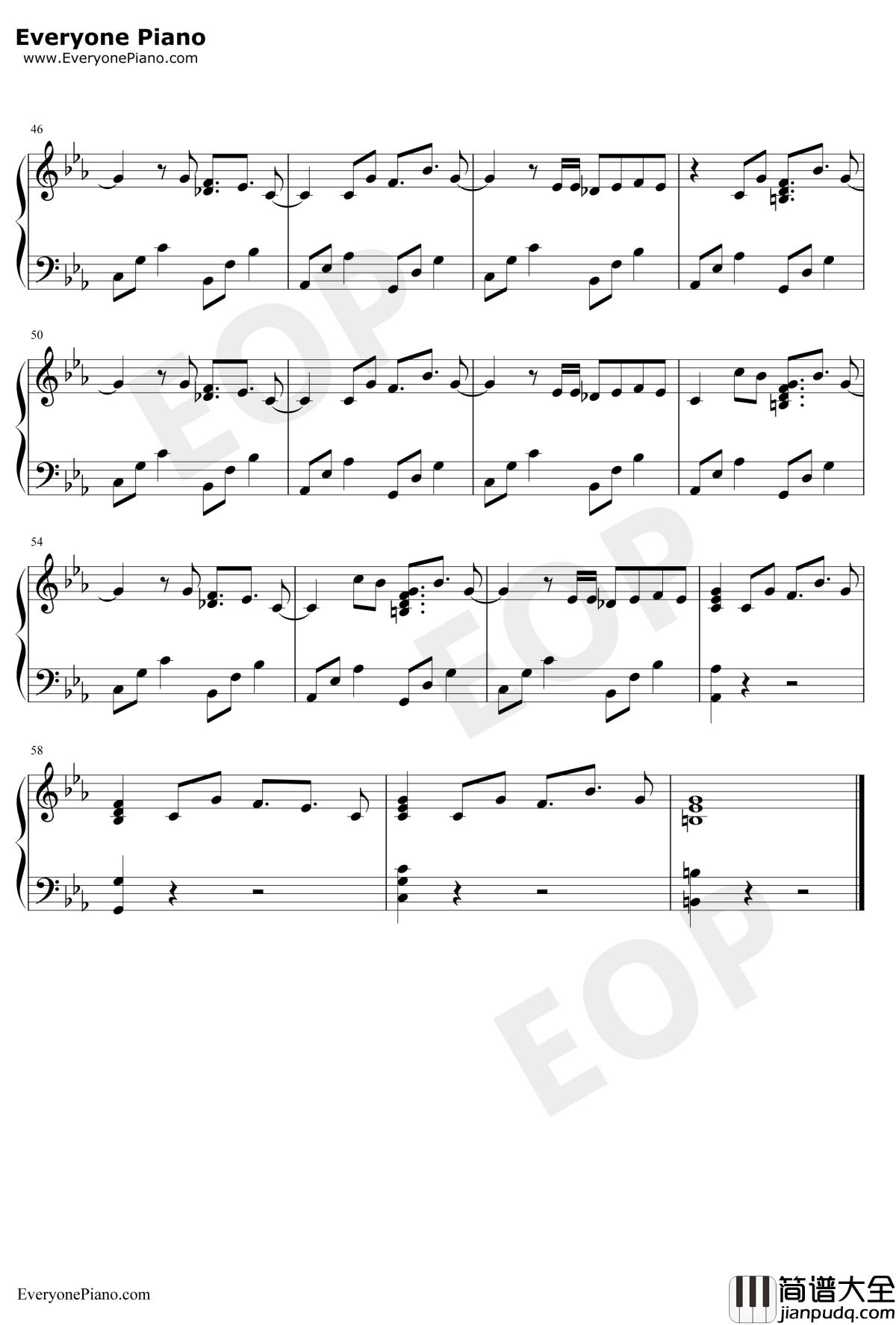 Stronger_Than_You钢琴谱_Estelle