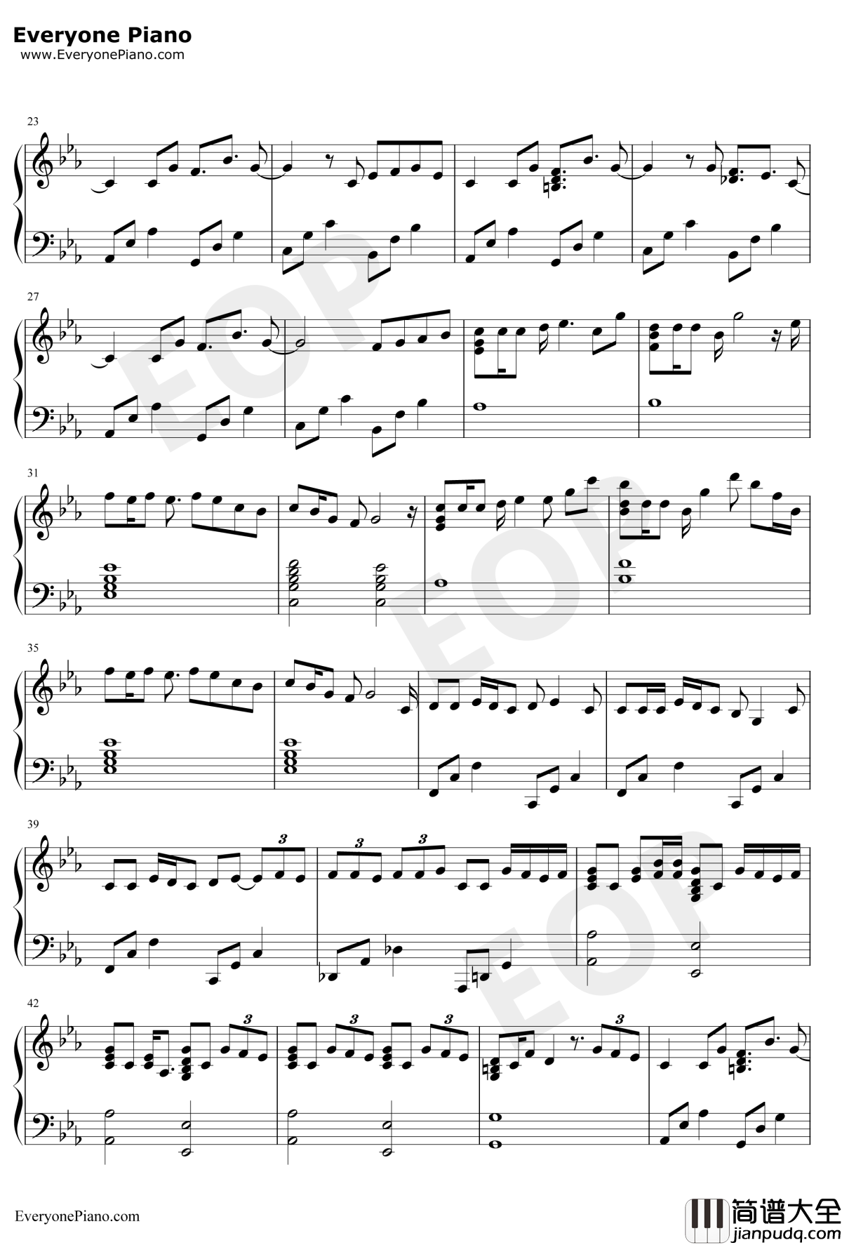 Stronger_Than_You钢琴谱_Estelle