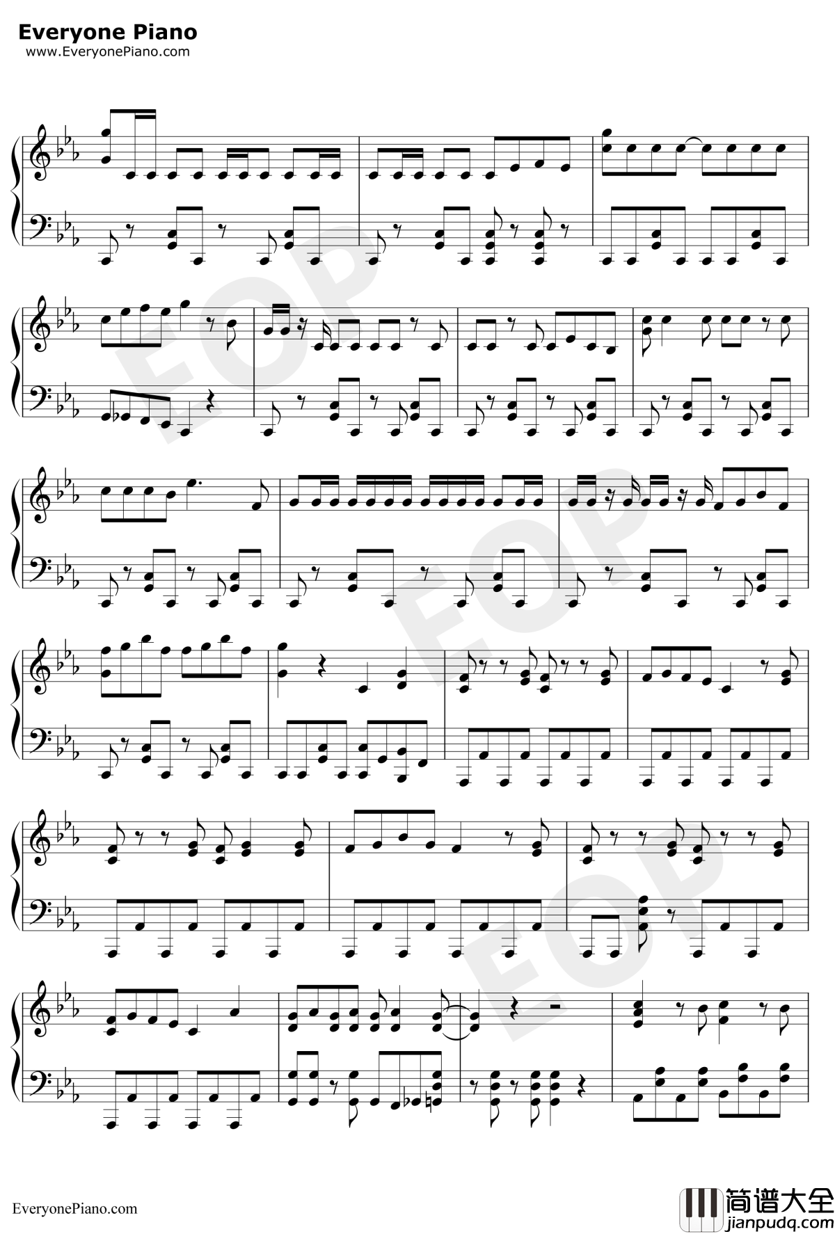 インビジブル钢琴谱_GUMI&镜音リン