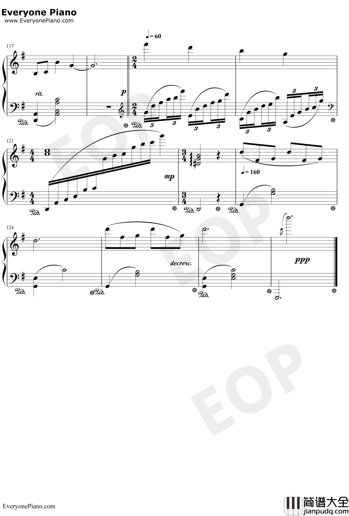 水面のワルツ钢琴谱_西村由纪江