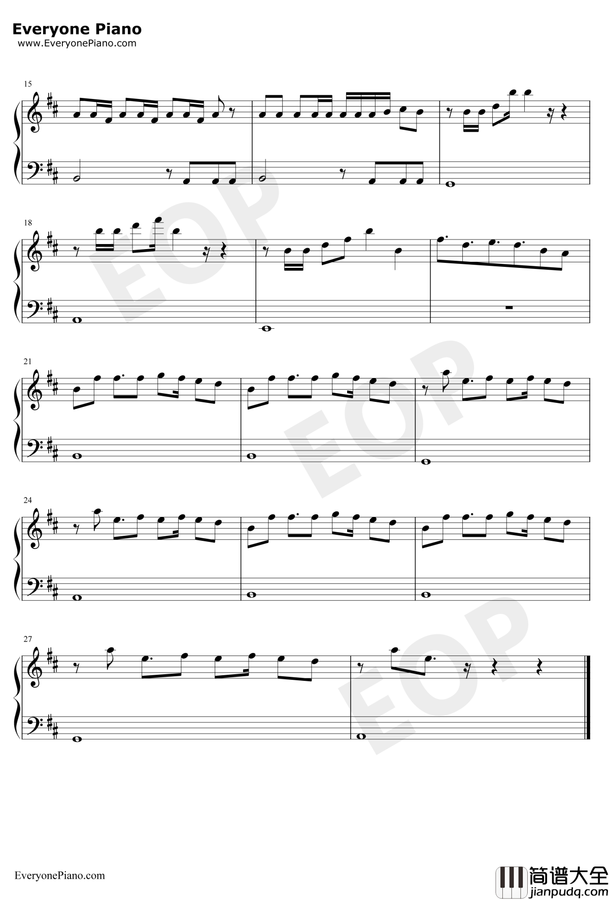 Oh钢琴谱_少女时代