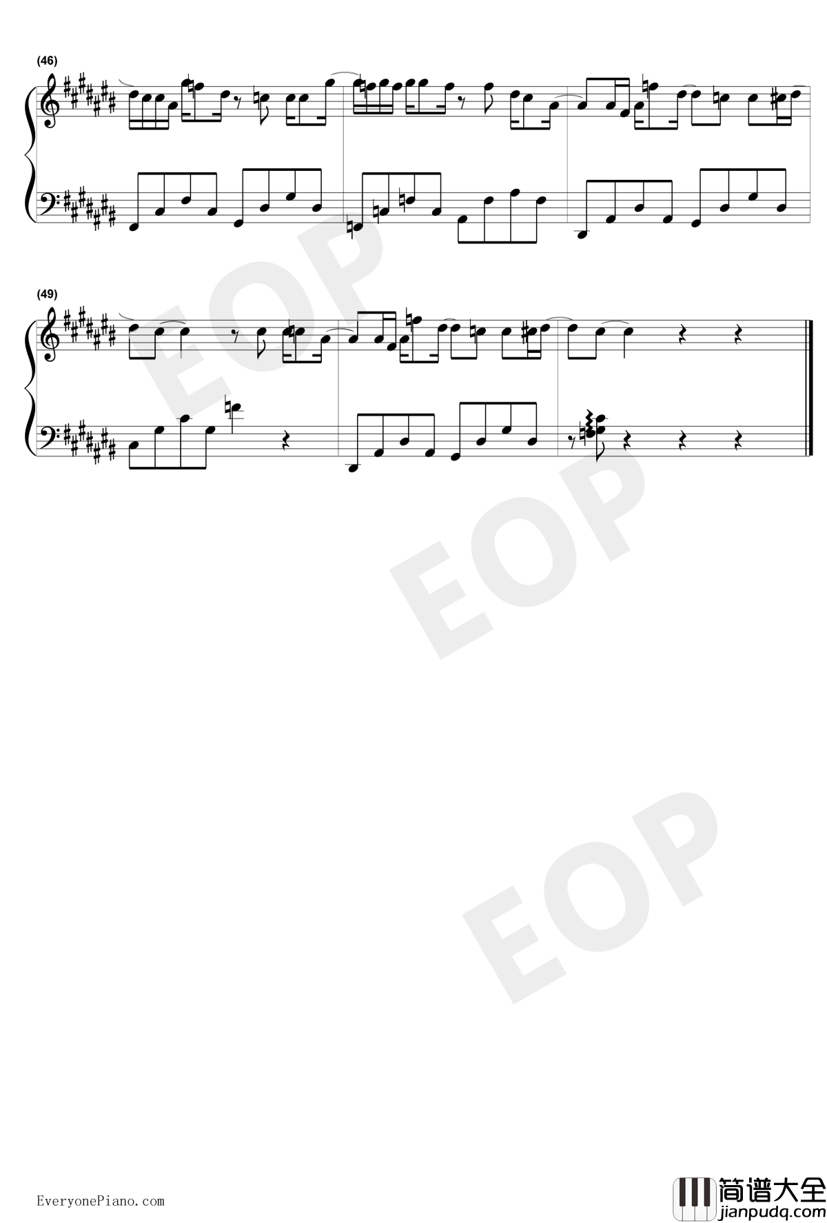 可不可以钢琴谱_张紫豪_我可以接受你的所有所有小脾气_抖音热歌