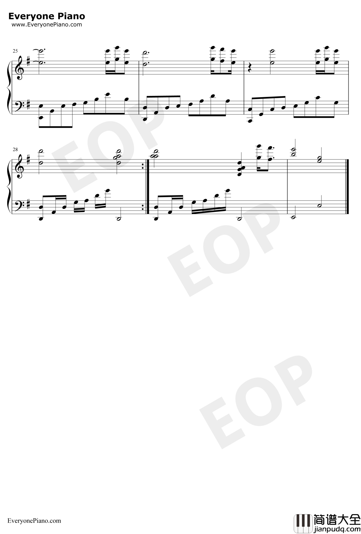 冷酷到底钢琴谱_羽泉