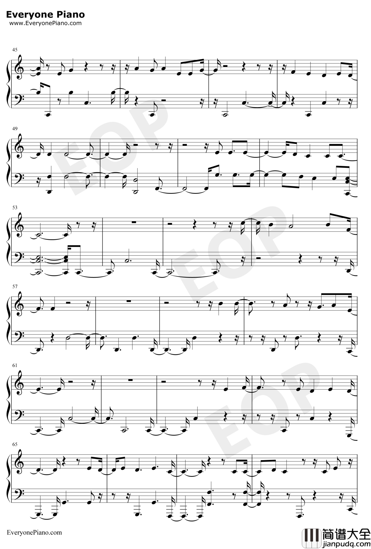 I_Don't_Know_What_Love_Is钢琴谱_Lady_Gaga/Bradley_Cooper