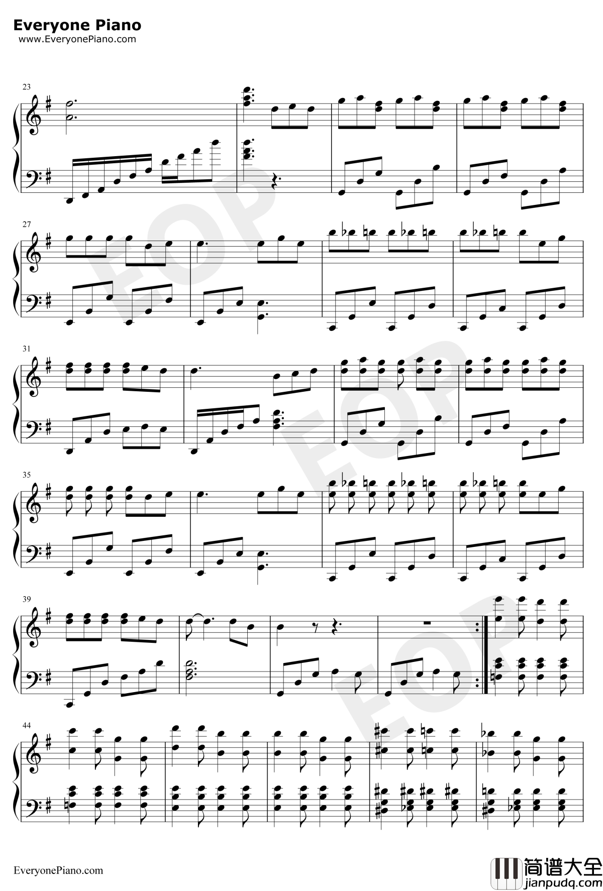 小半钢琴谱_陈粒_华丽版