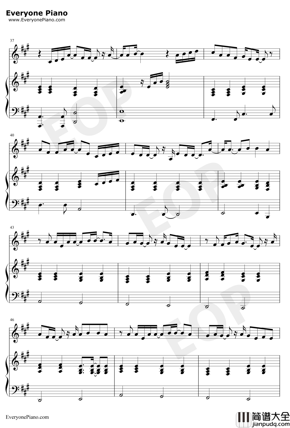 相信钢琴谱_孙燕姿