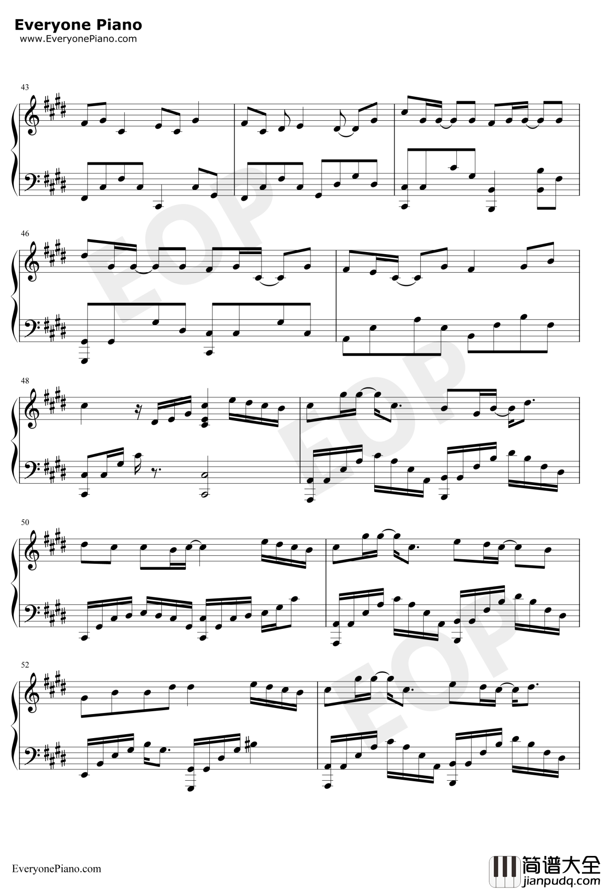 忘尘如羡钢琴谱_Assen捷/老虎欧巴_魔道祖师同人曲