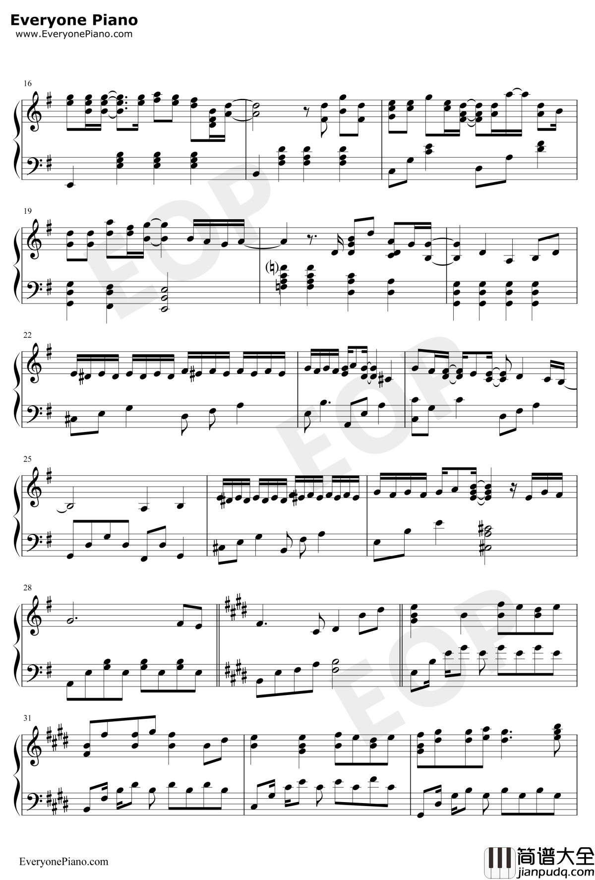 レクイエム钢琴谱_柊奈绪_黄昏乙女×失忆幽灵OST