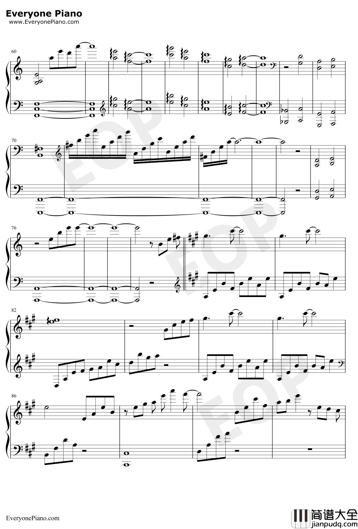 七彩_钢琴谱_林海