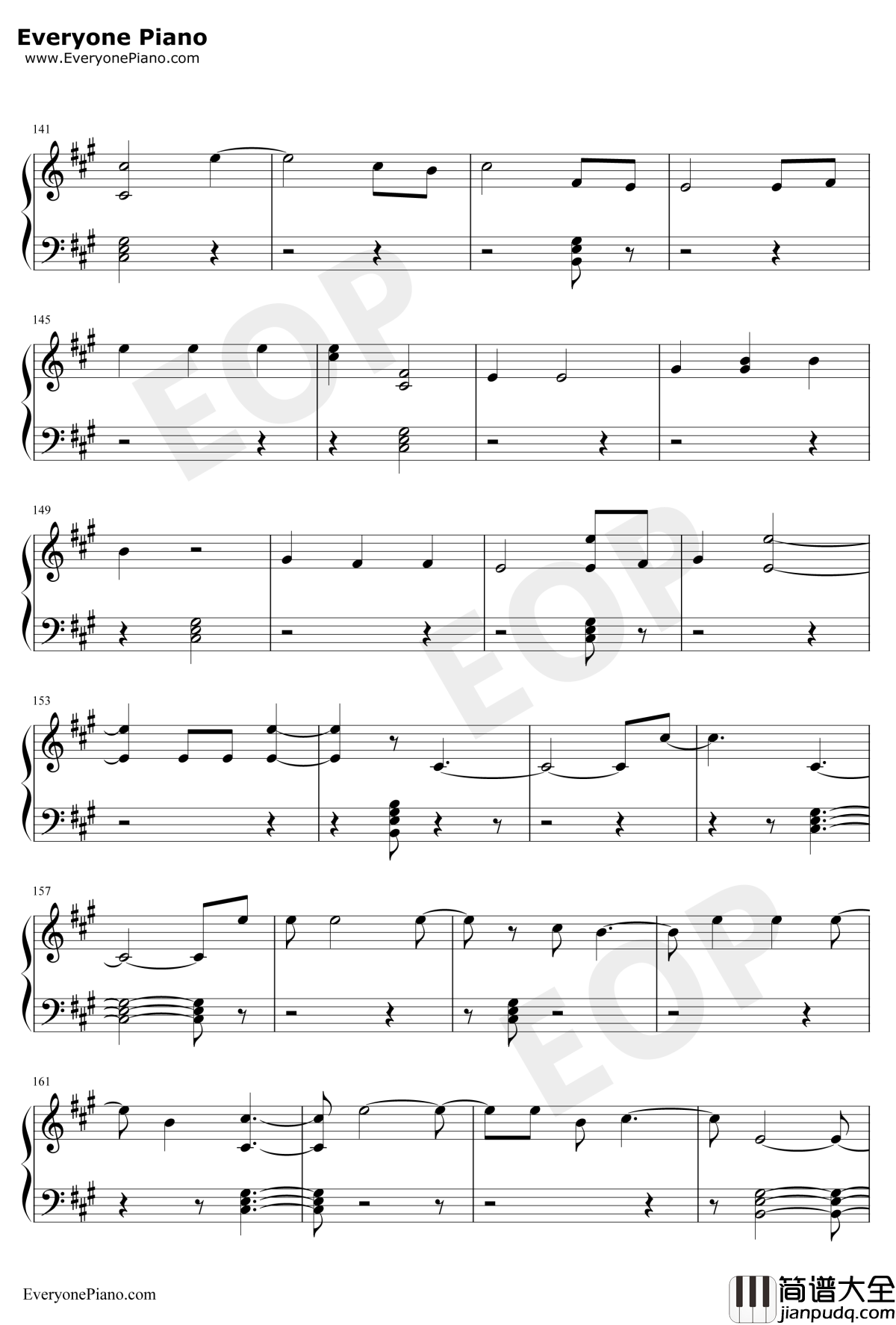 Look_What_I_Found钢琴谱_Lady_Gaga