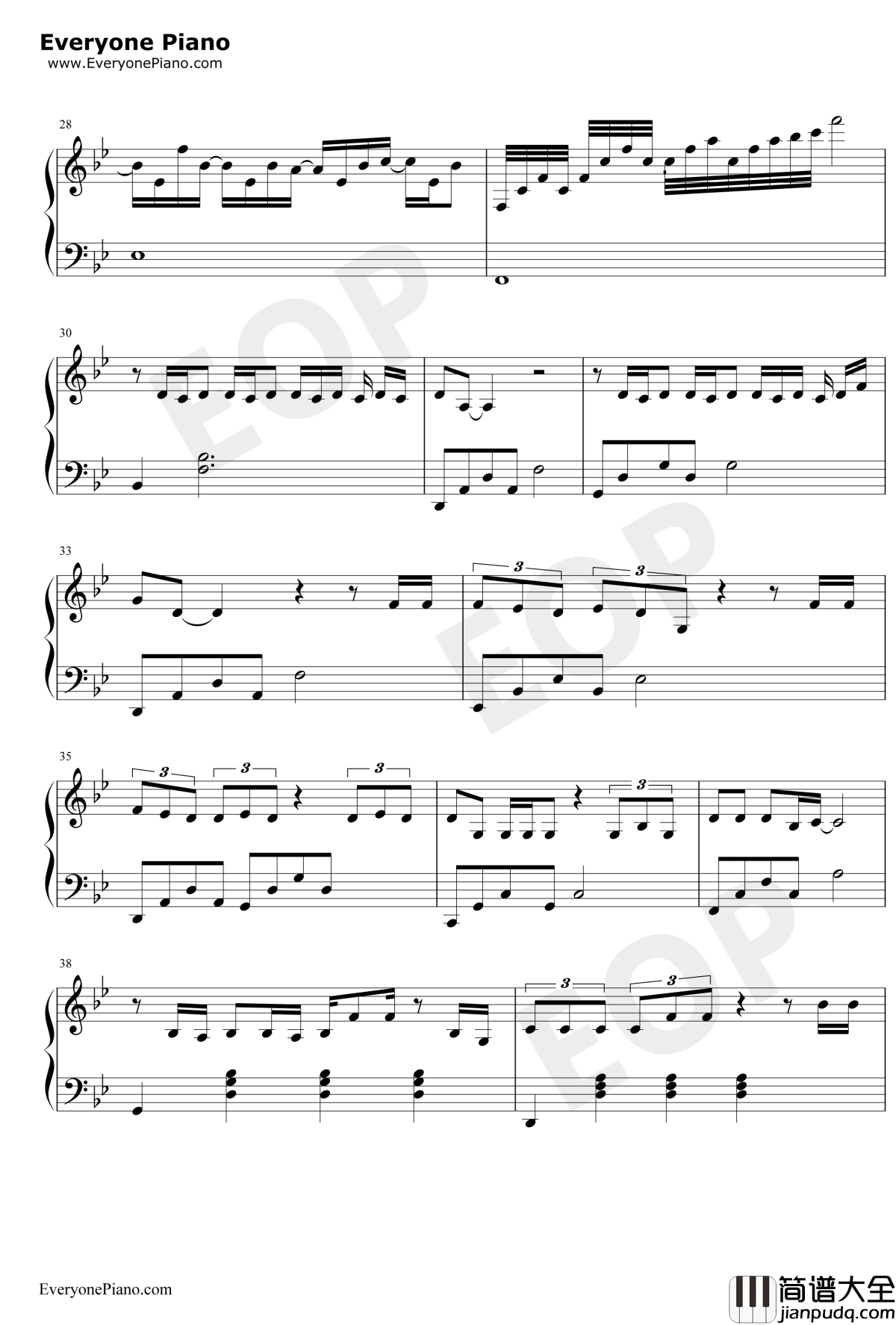 那时候钢琴谱_方艺谚