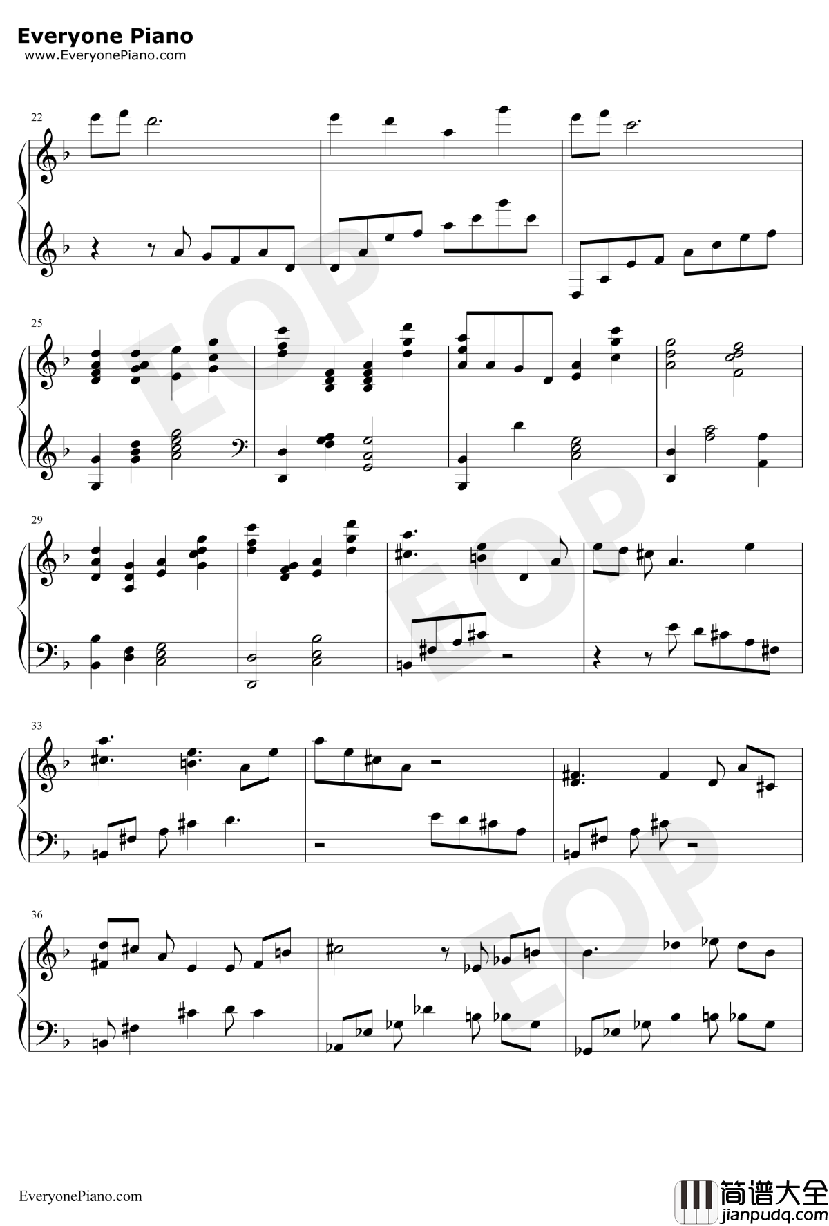 极北の民钢琴谱_浜渦正志_最终幻想Ⅹ插曲