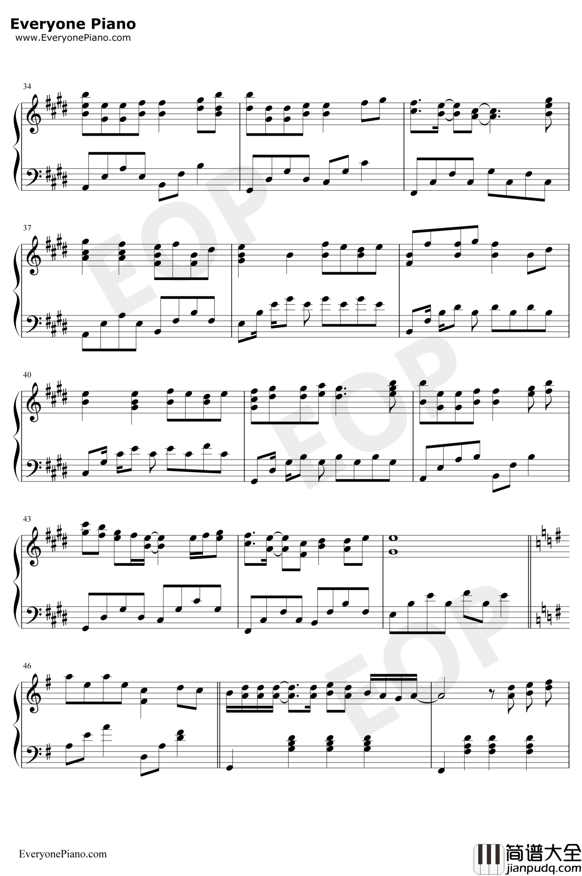 你曾是少年钢琴谱_S.H.E_少年班主题曲