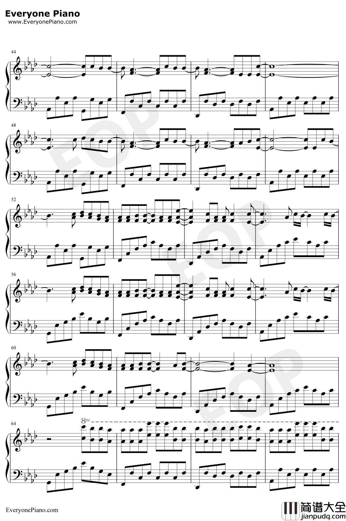 One_More_Light钢琴谱_Linkin_Park