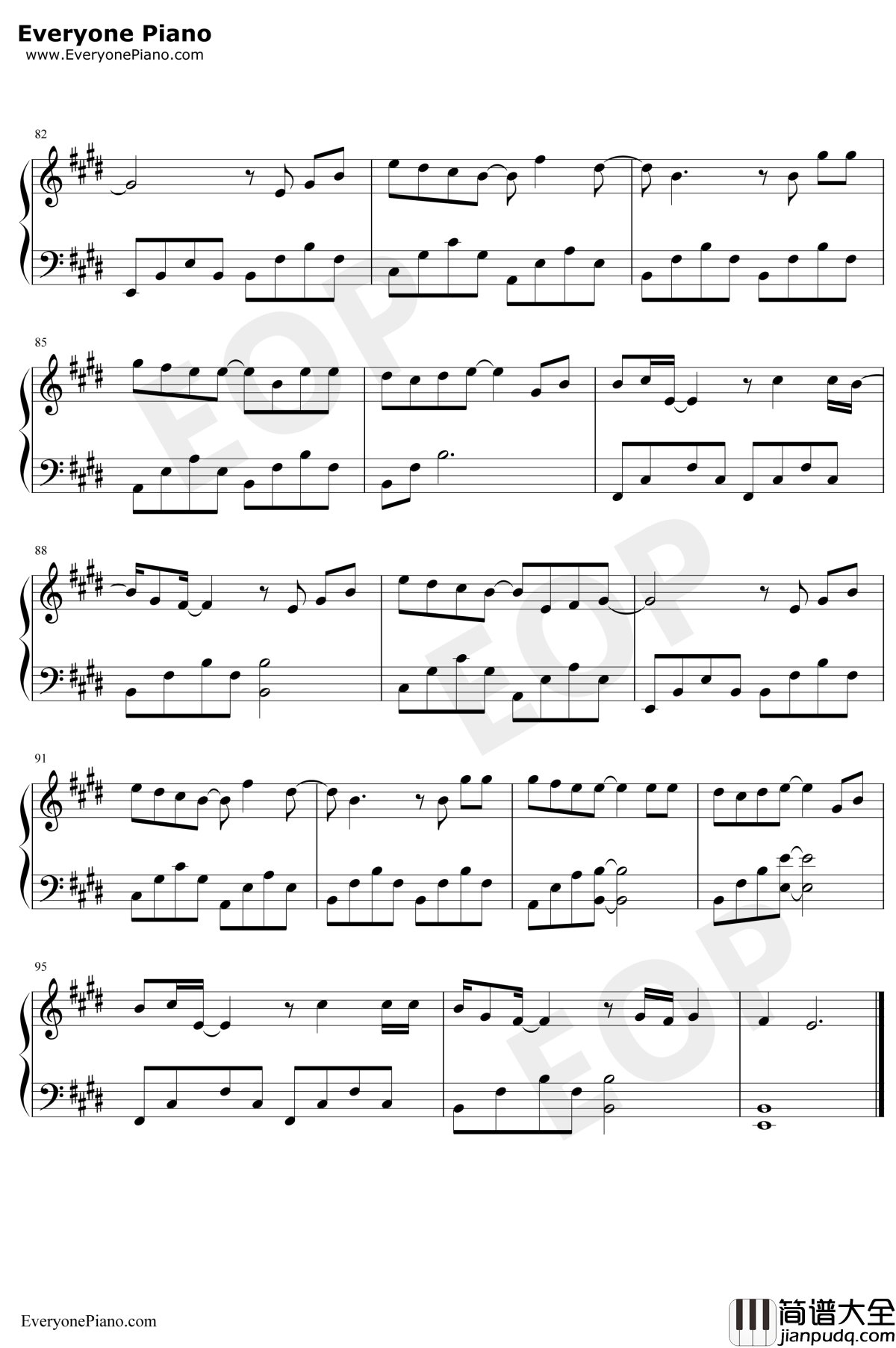 创造回忆钢琴谱_王鹤棣/官鸿/梁靖康/吴希泽_流星花园插曲