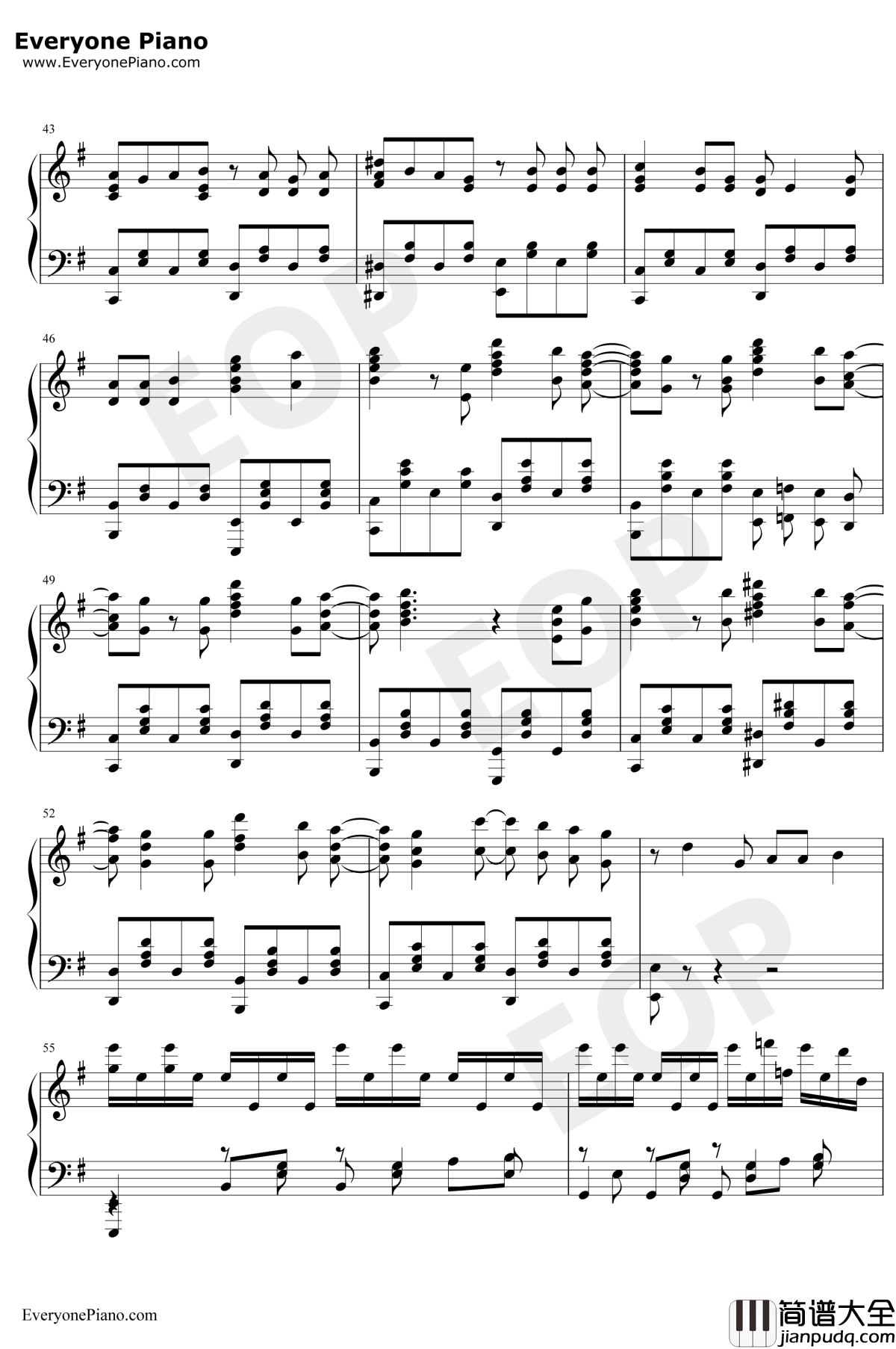 ワンルームシュガーライフ钢琴谱_ナナヲアカリ_幸福甜蜜生活OP