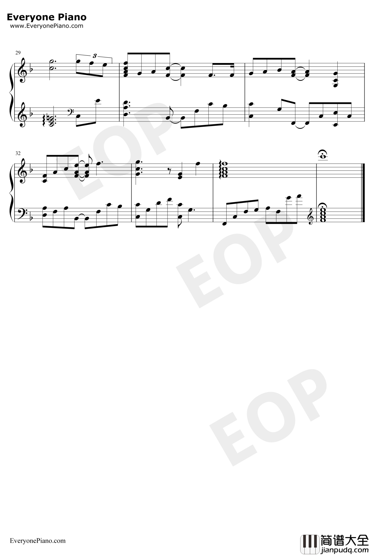 Sincerely钢琴谱_TRUE_紫罗兰永恒花园OP