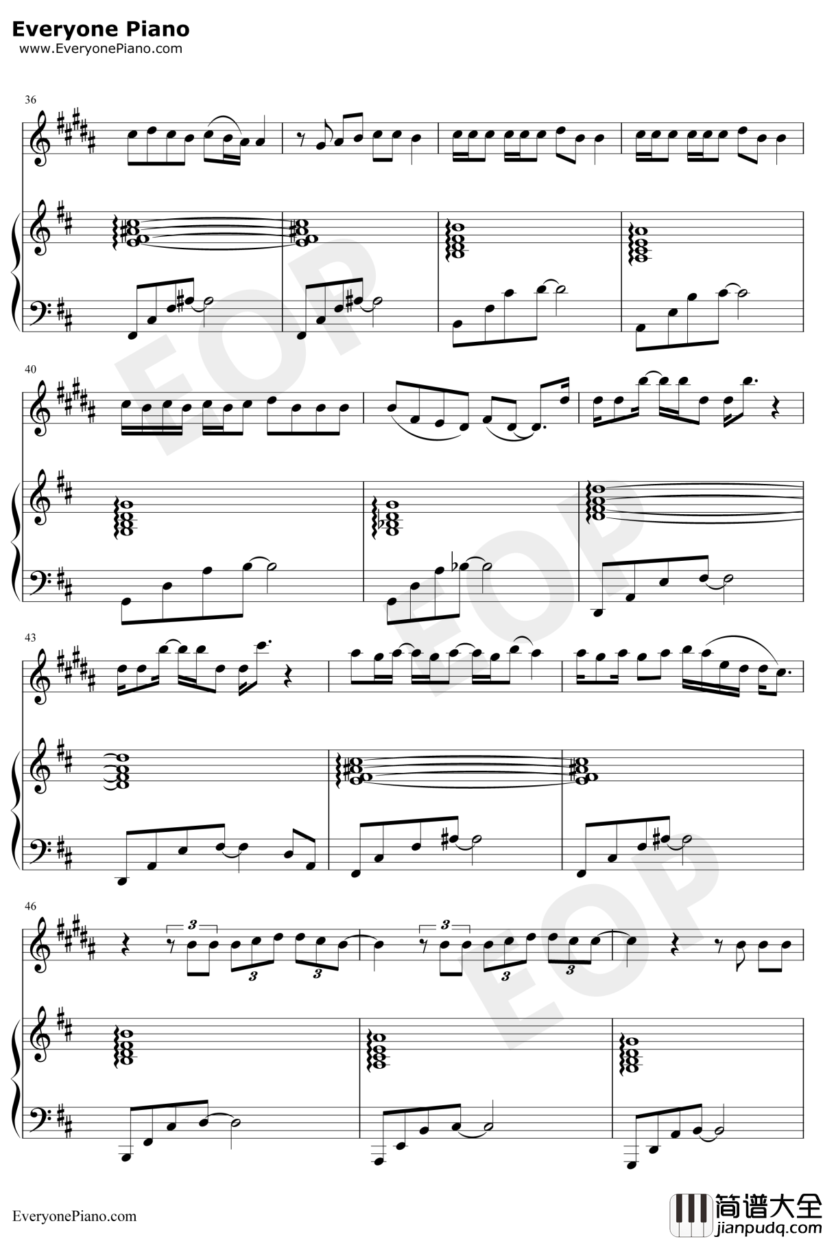 Beautiful钢琴谱_Bazzi