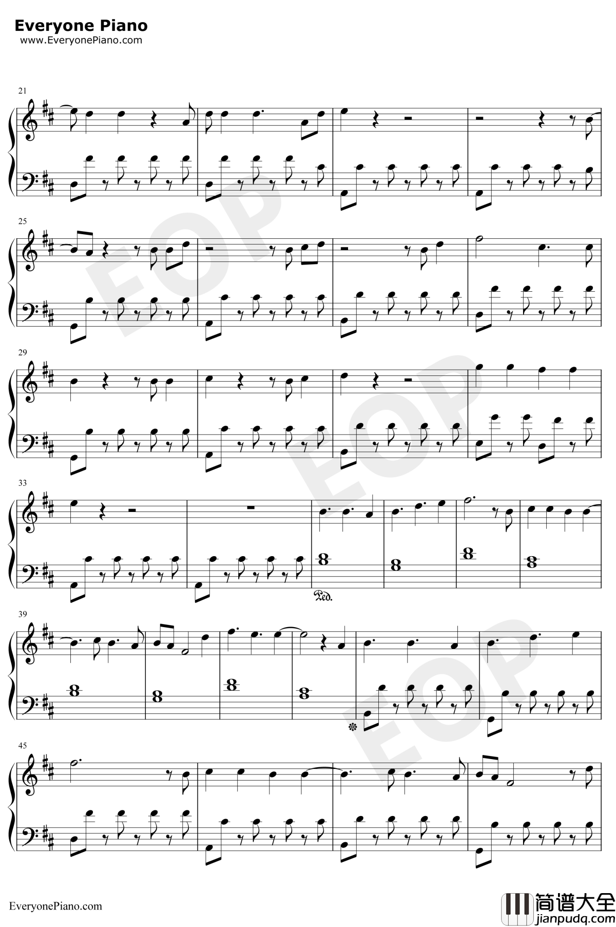 Waves钢琴谱_Dean_Lewis