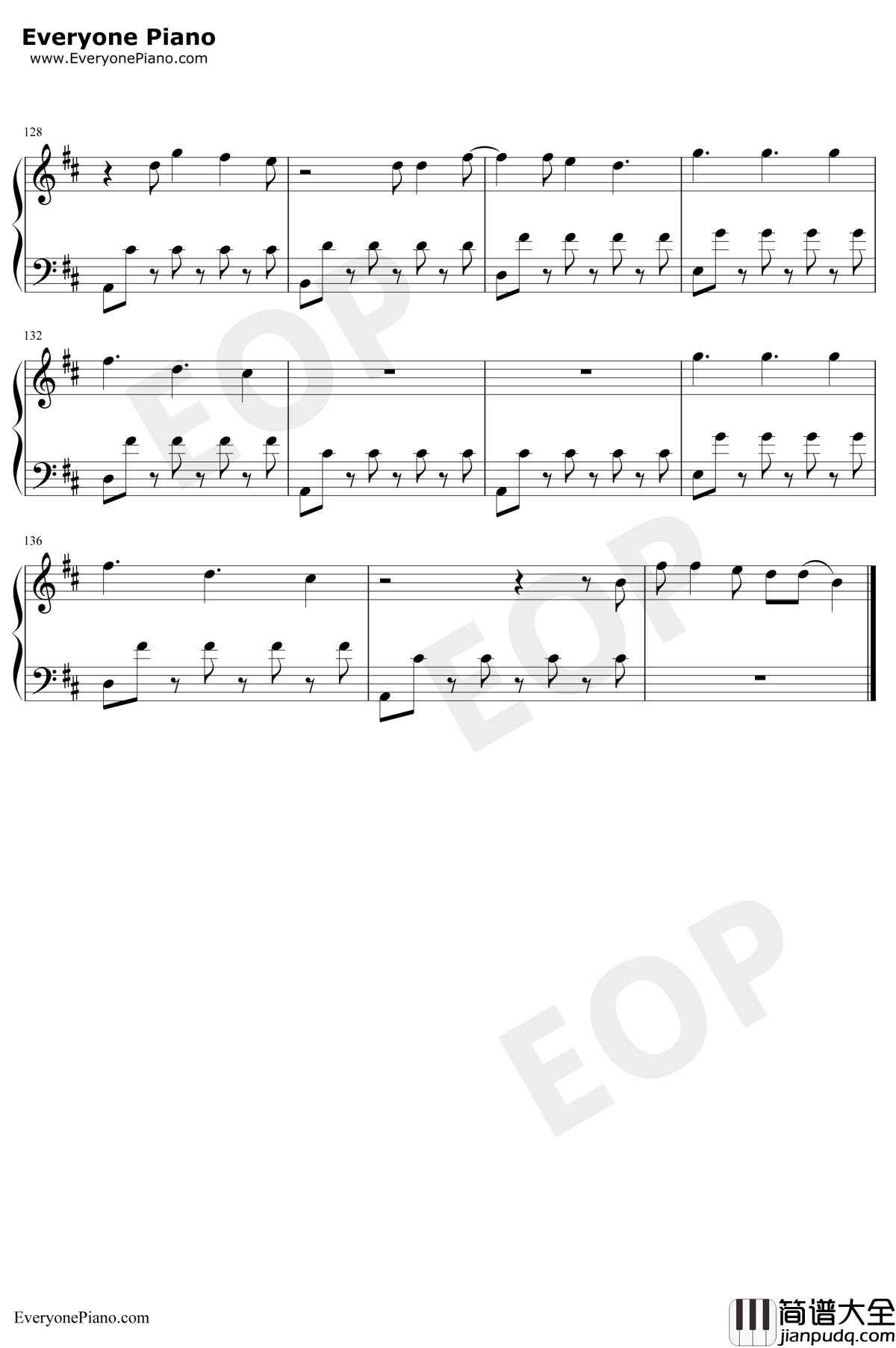 Waves钢琴谱_Dean_Lewis