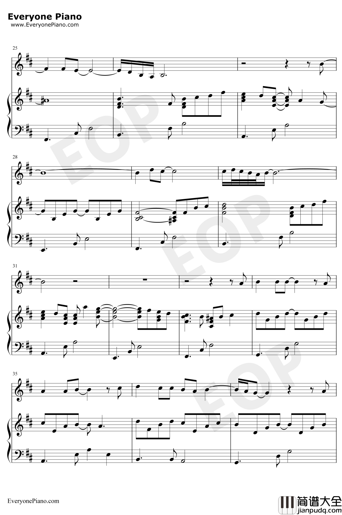 Mary_Did_You_Know钢琴谱_Kathy_Mattea