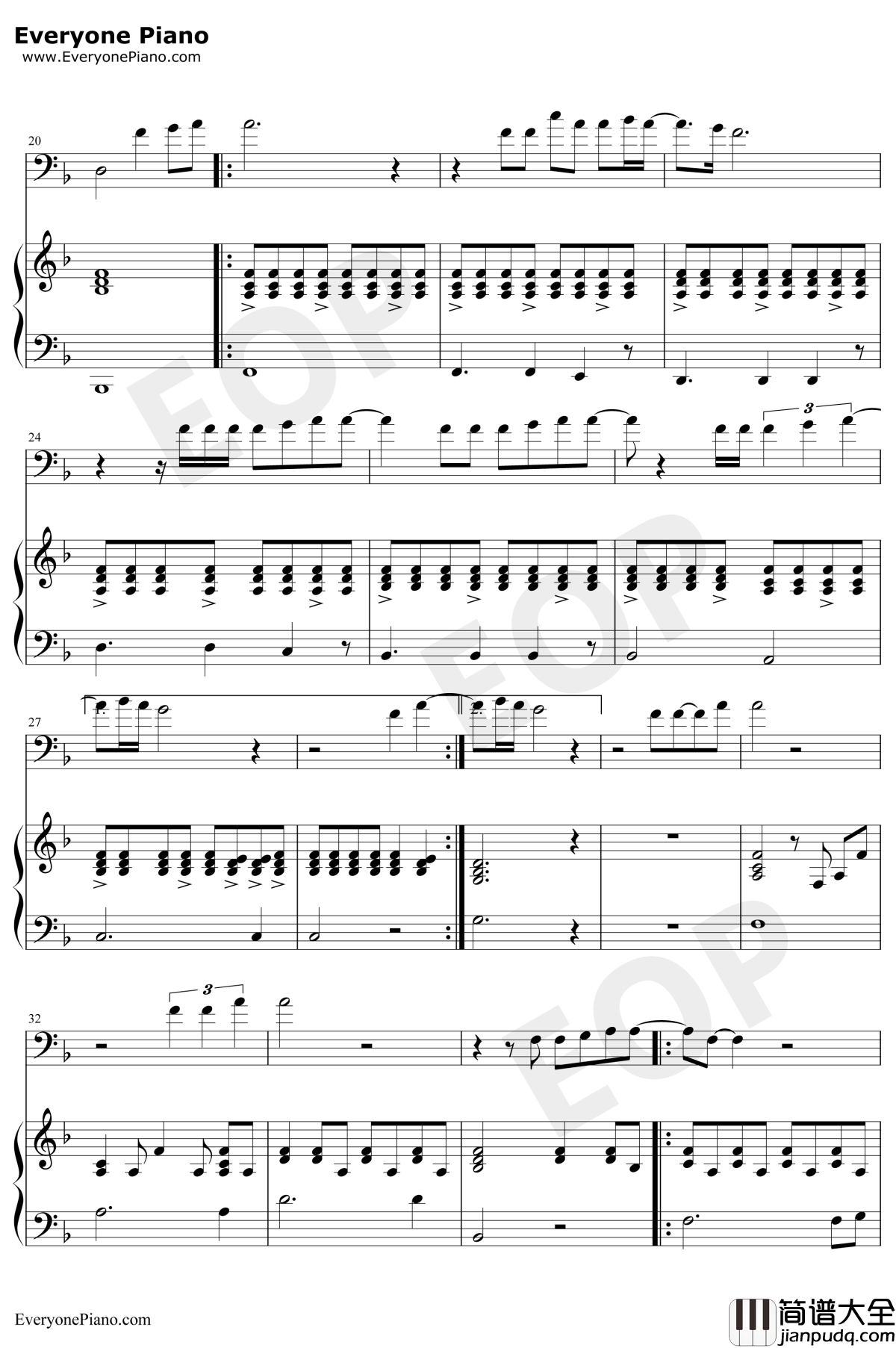 Is_That_Alright钢琴谱_LadyGaga_一个明星的诞生OST