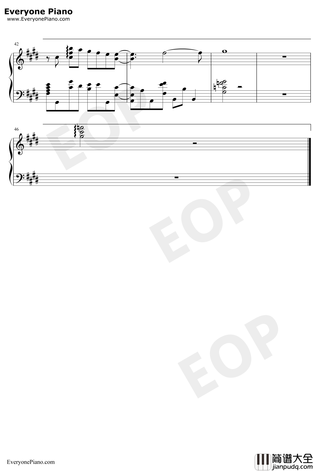 冒险者讲习所钢琴谱_Studio_EIM_冒险岛背景音乐