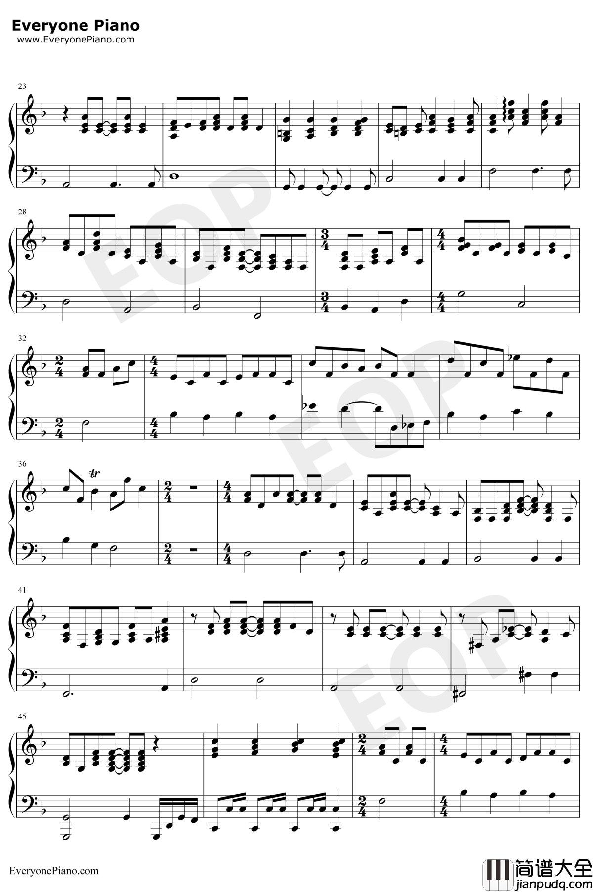 Love_of_My_Life钢琴谱_Queen