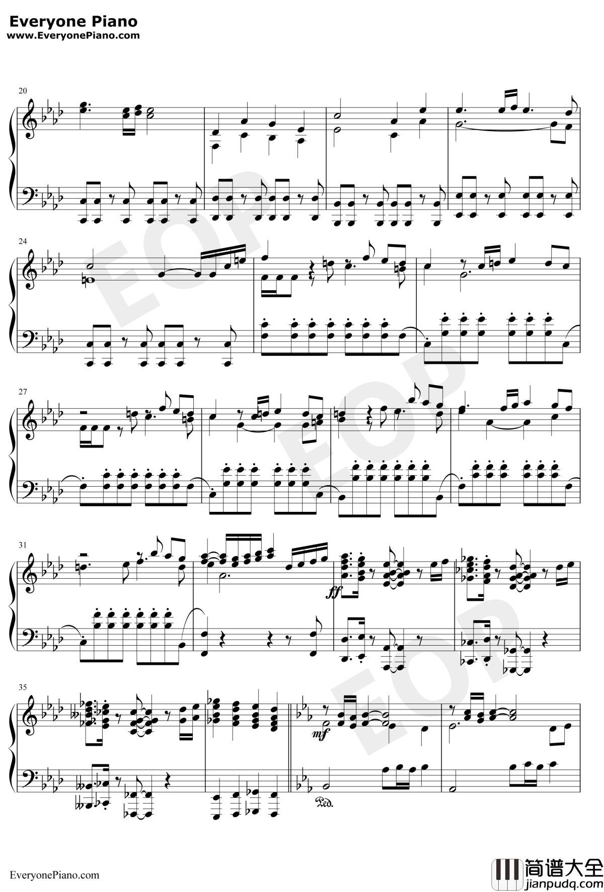 Distant_Roads钢琴谱_辻横由佳_火焰之纹章圣魔之光石BGM