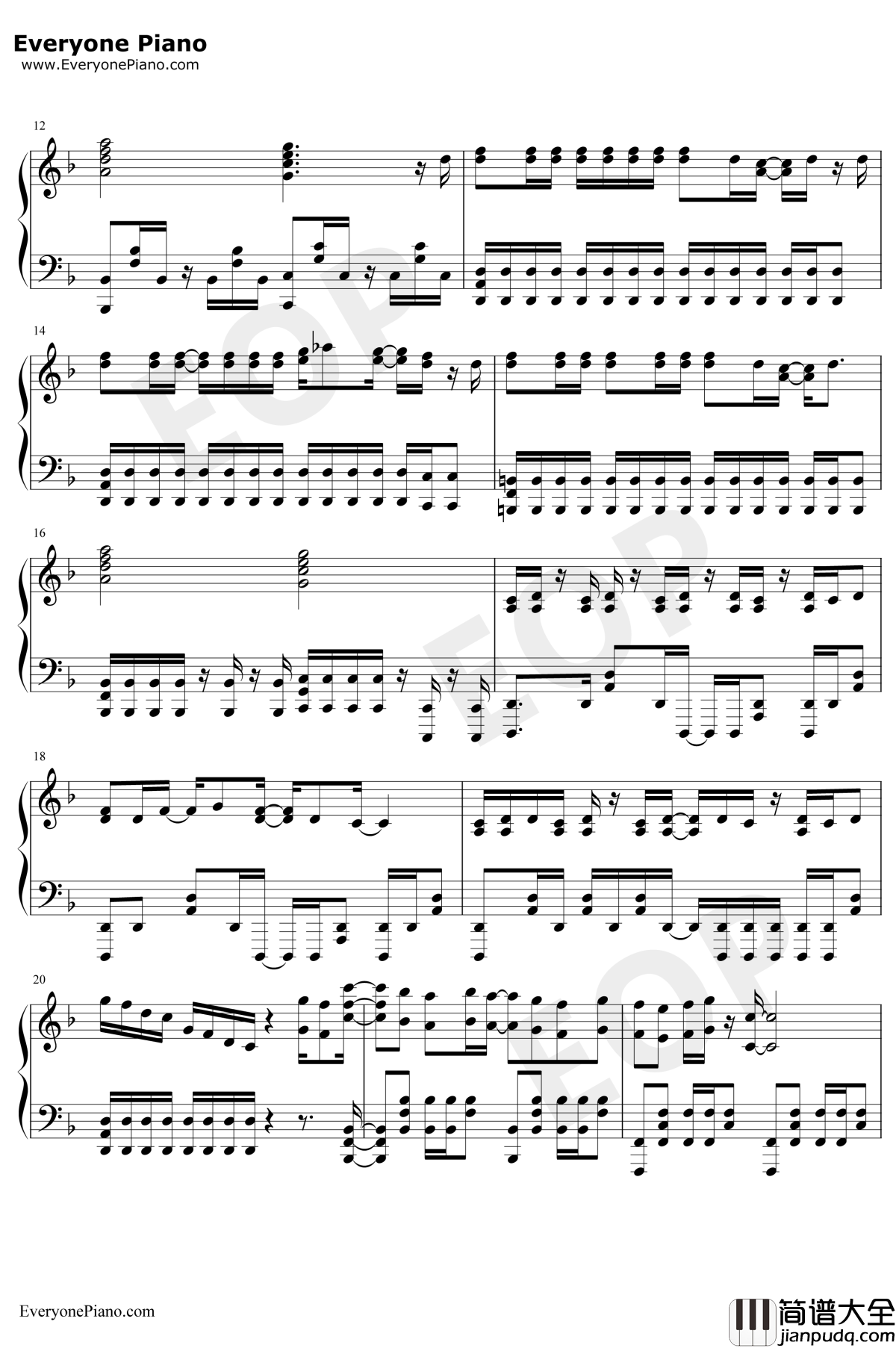 Gravitation钢琴谱_黑崎真音_魔法禁书目录ⅢOP