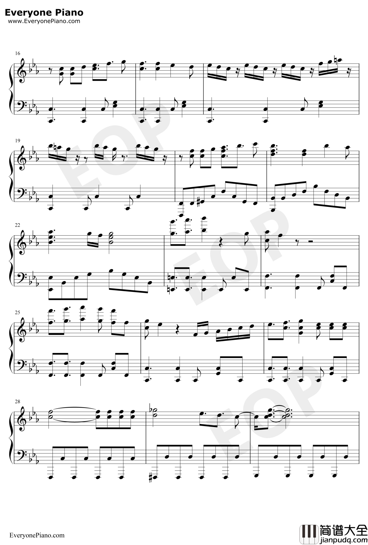 徒花ネクロマンシー钢琴谱_フランシュシュ_佐贺偶像是传奇OP