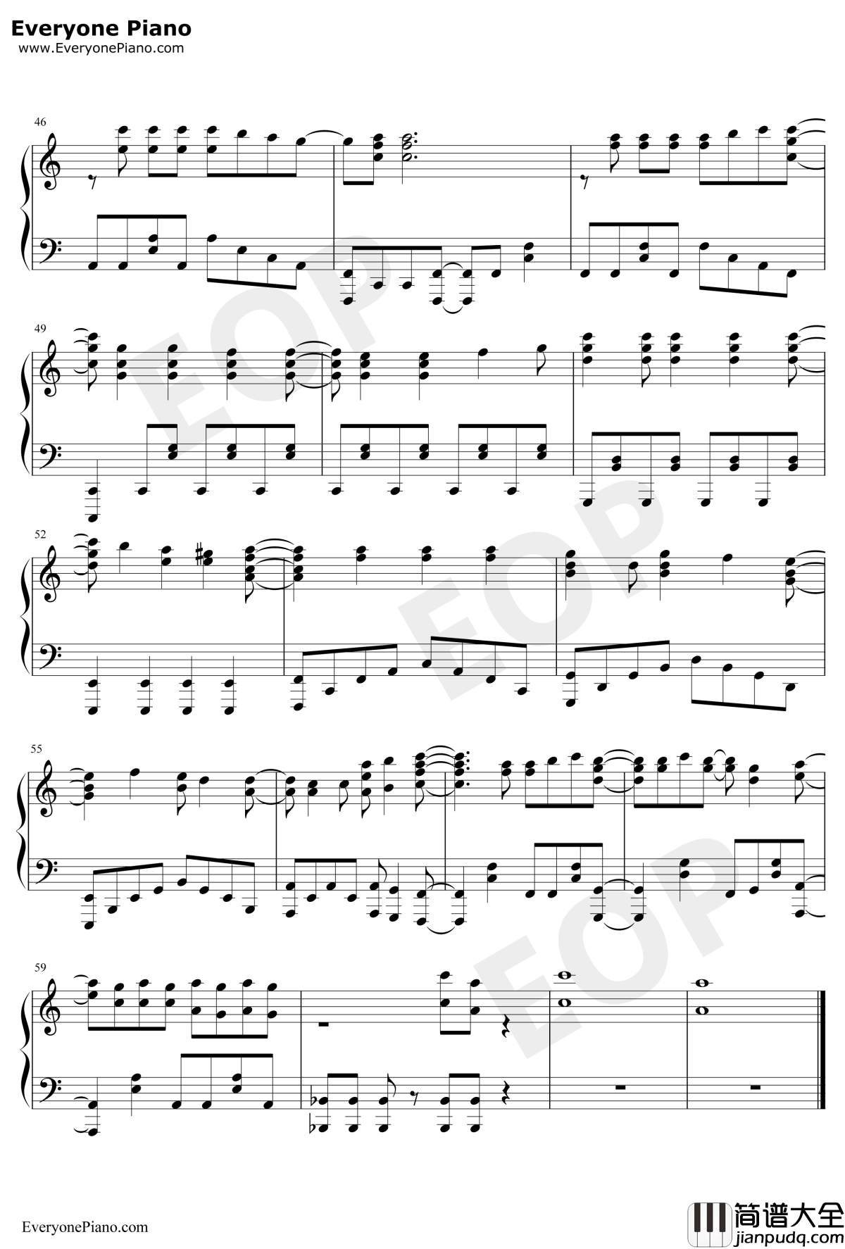 徒花ネクロマンシー钢琴谱_フランシュシュ_佐贺偶像是传奇OP