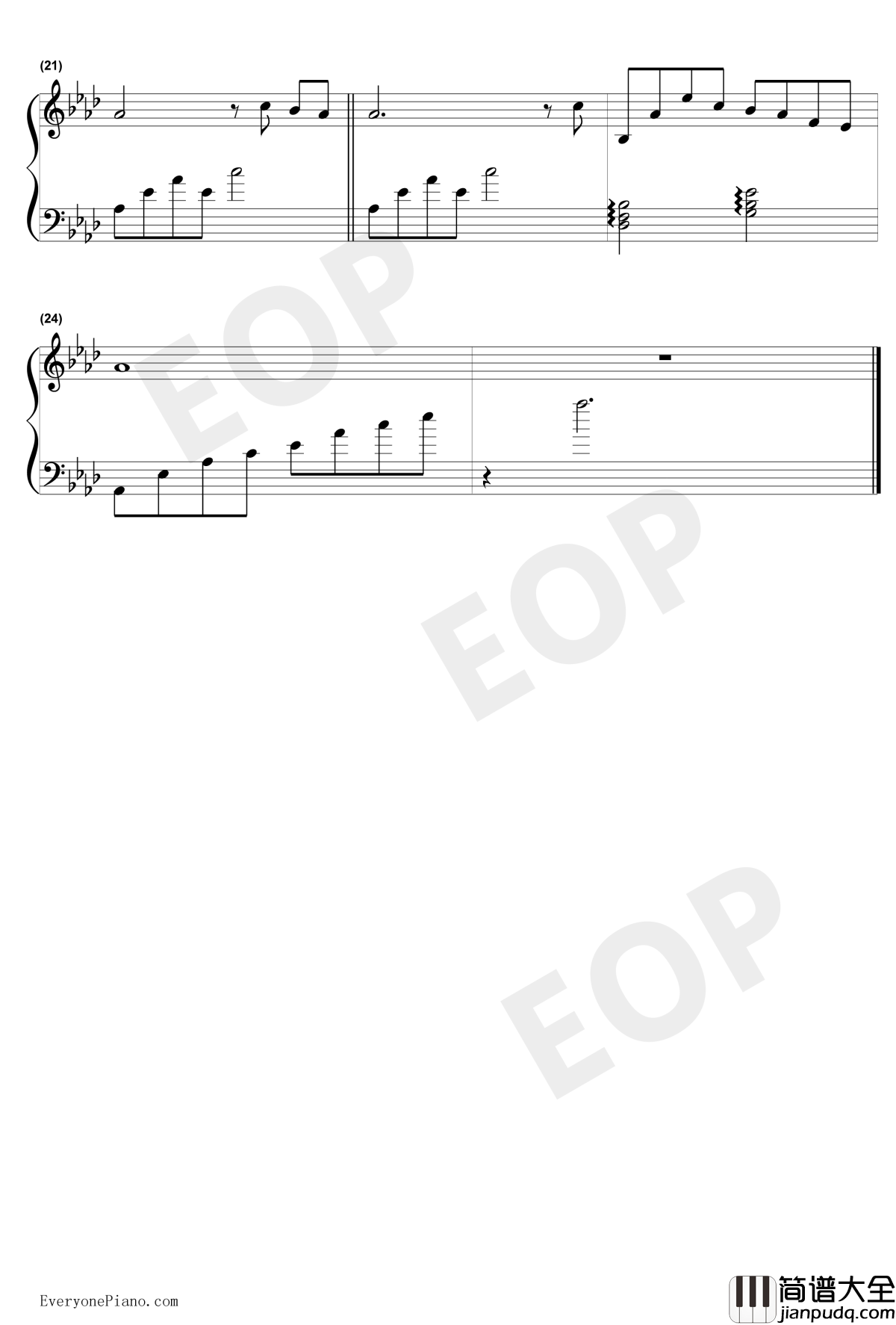 东西钢琴谱_林俊呈_收到需要赶快回复的信息_抖音神曲