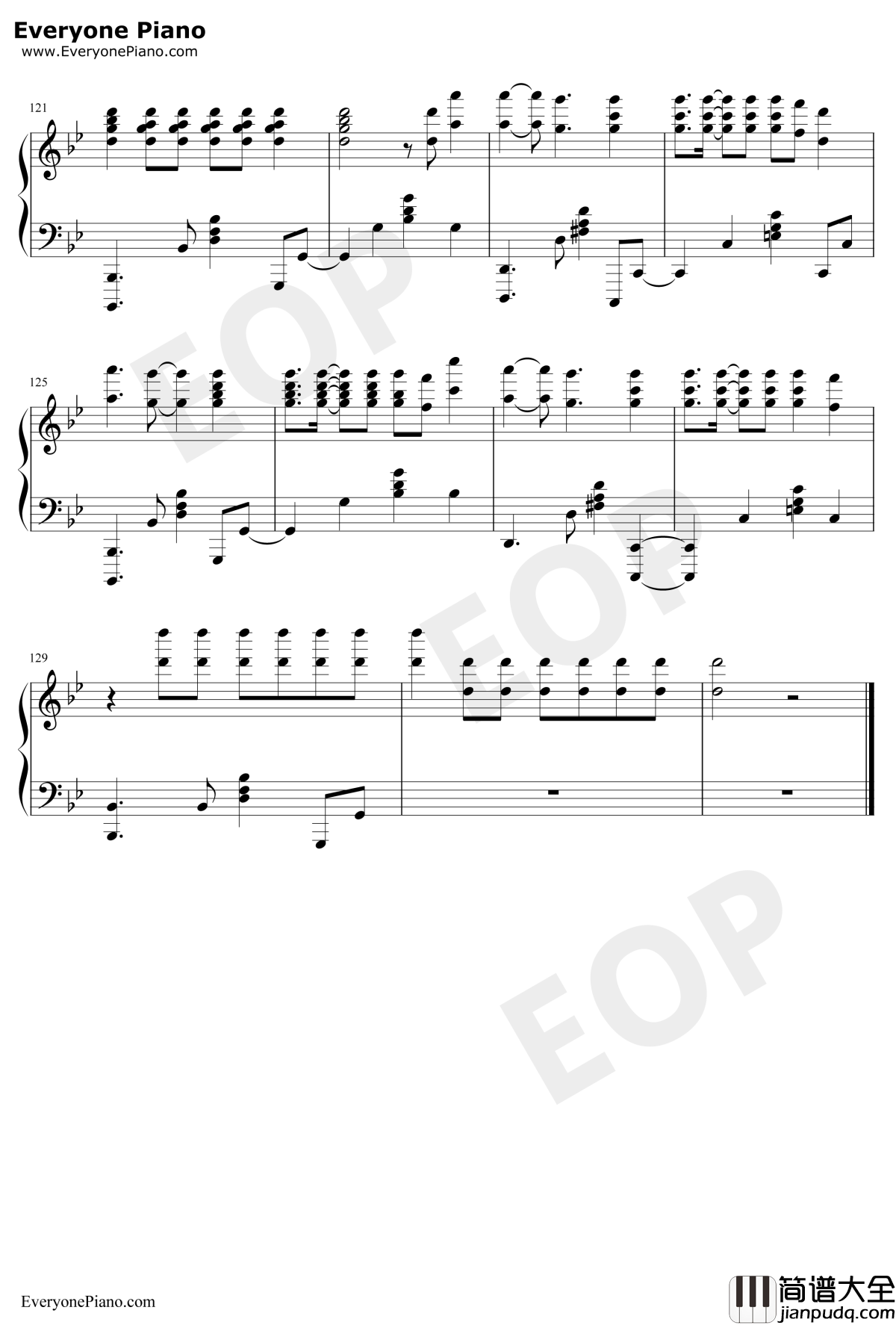 POP_STARS钢琴谱_KDA_英雄联盟KDA全新单曲