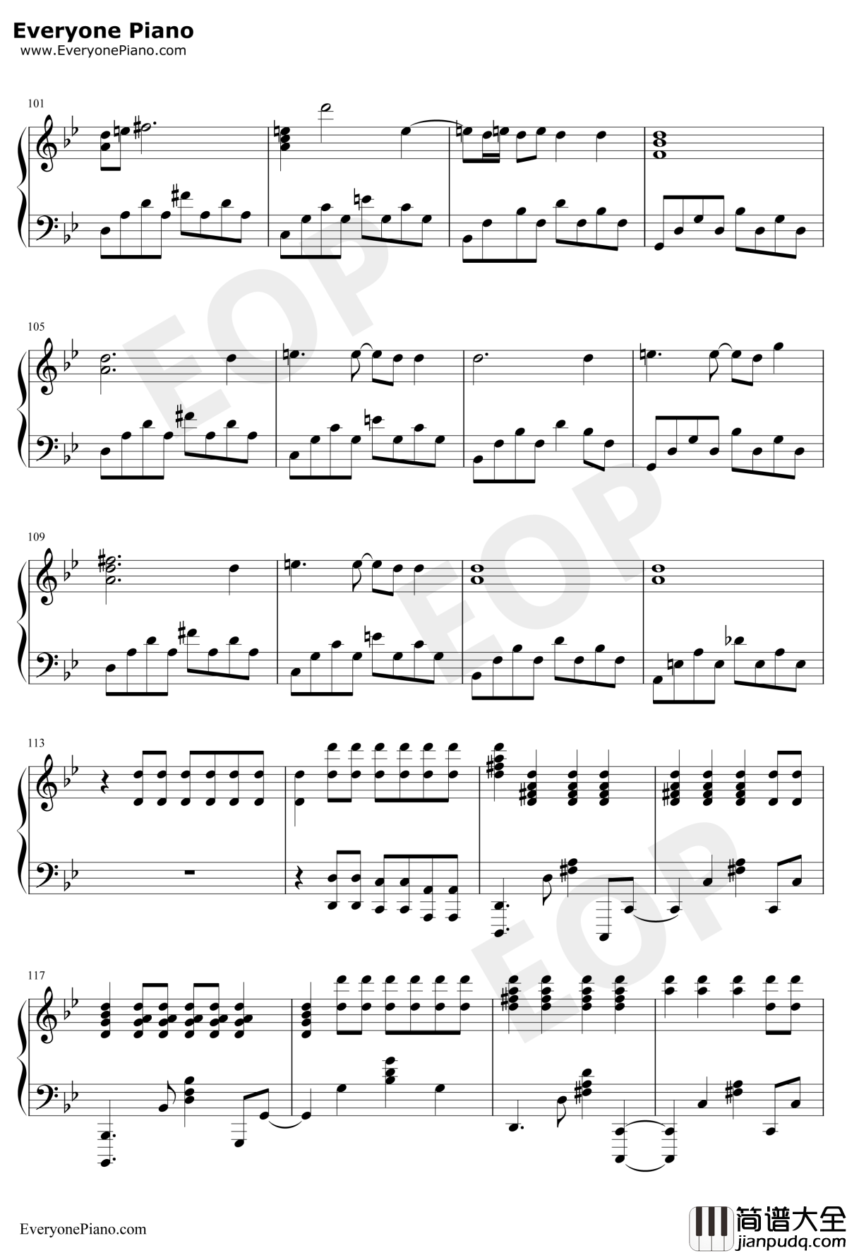 POP_STARS钢琴谱_KDA_英雄联盟KDA全新单曲