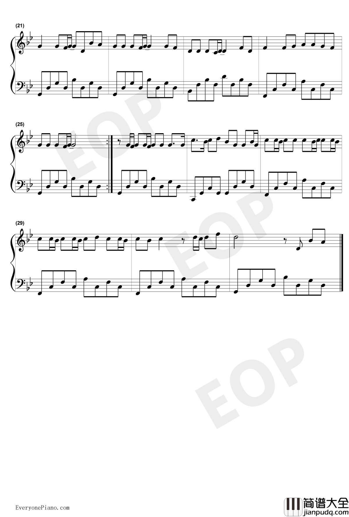 夜之光钢琴谱_花姐_我走过夜夜夜的黑做的梦梦梦最真_抖音热歌