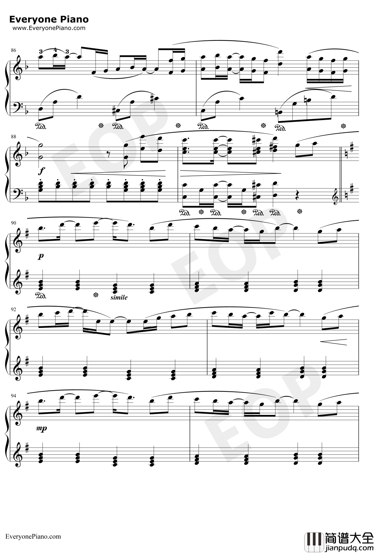 Connecting钢琴谱_初音ミク鏡音レン_Connecting