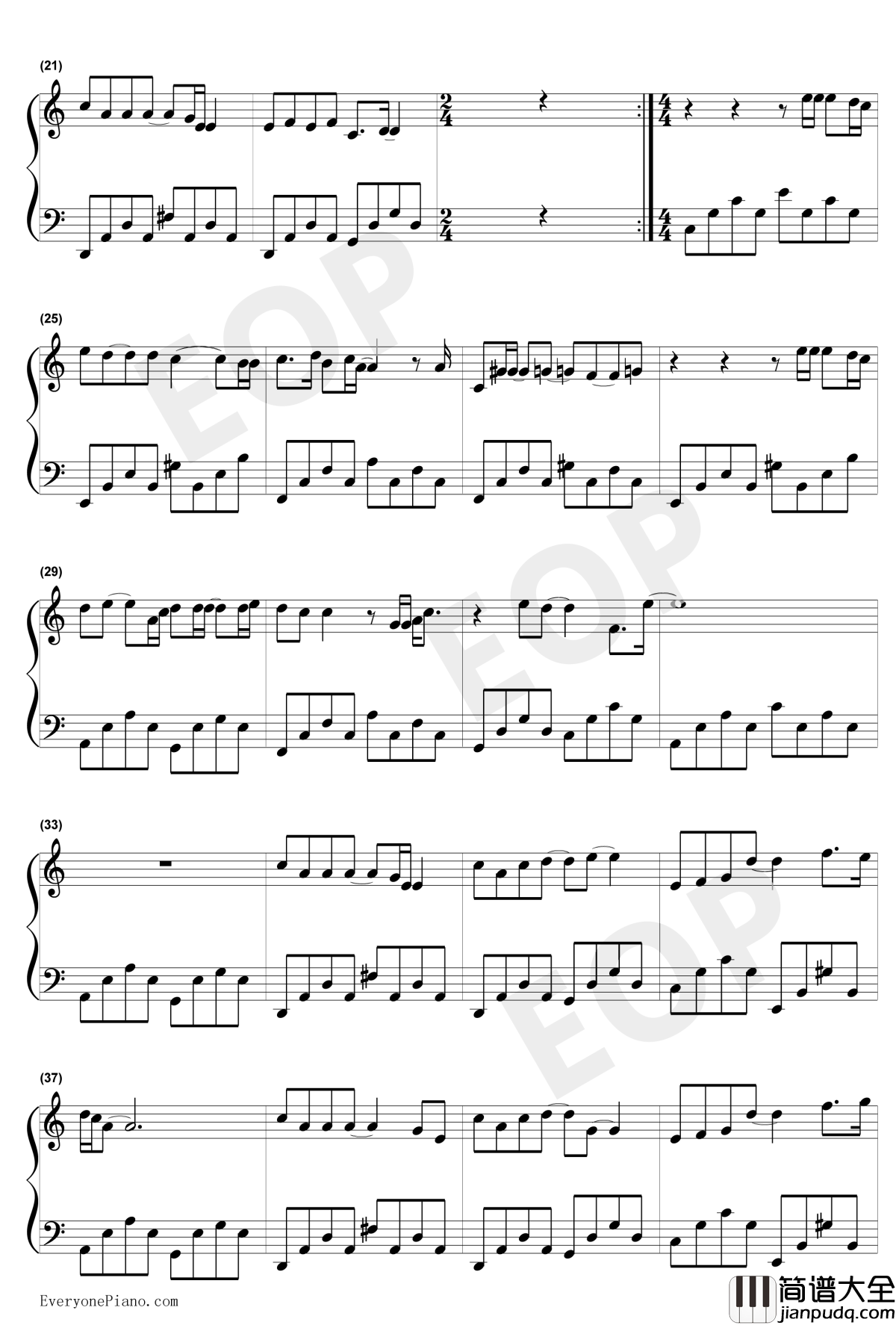 时间停了钢琴谱_鹿晗_打动了多少少女的心