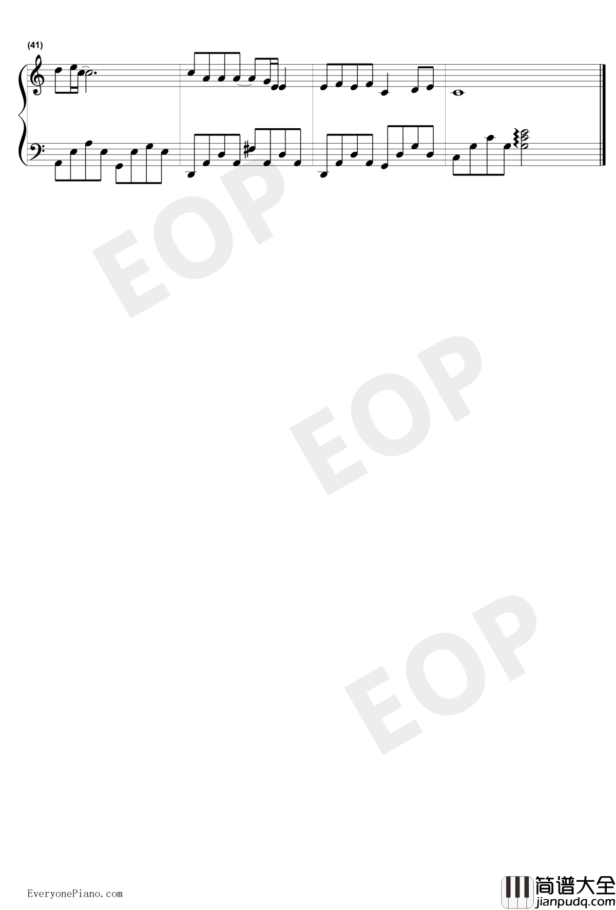 时间停了钢琴谱_鹿晗_打动了多少少女的心