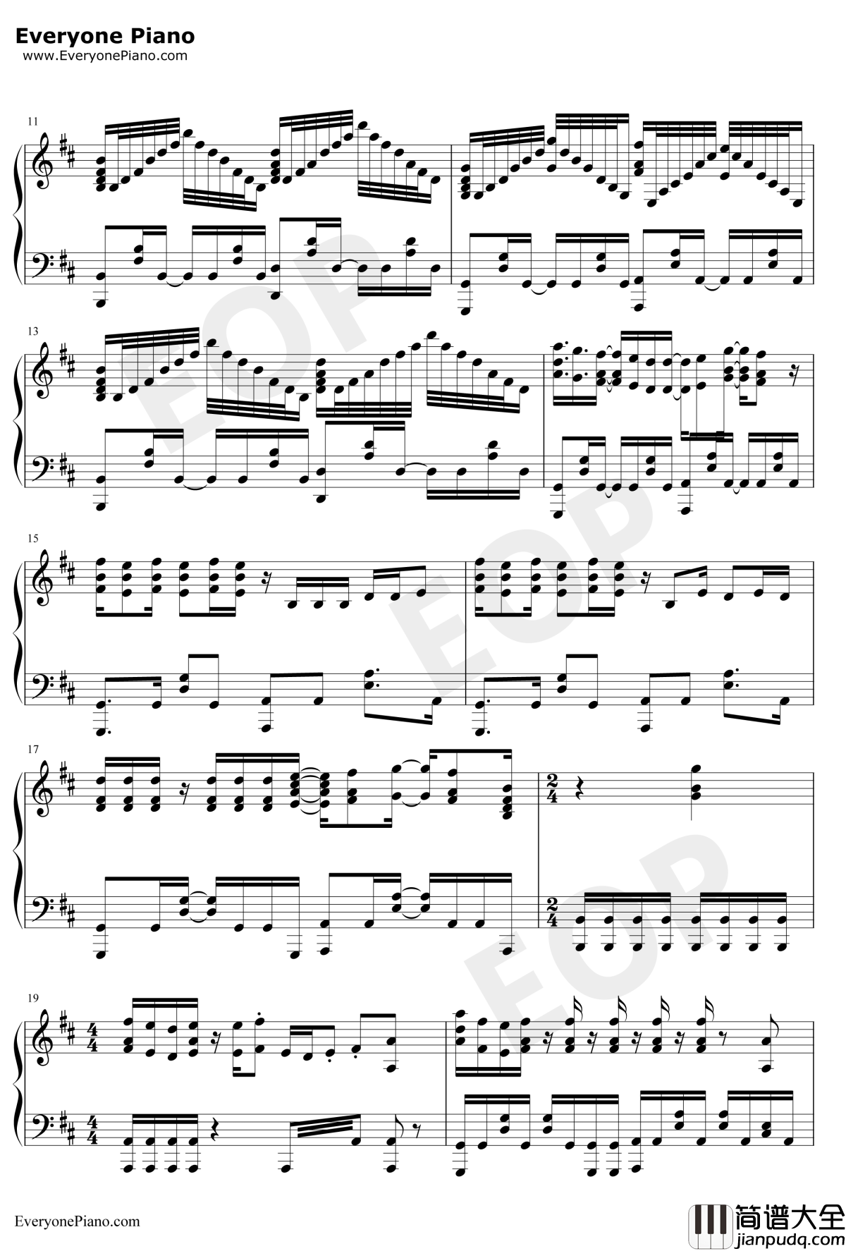 RISE钢琴谱_MADKID_盾之勇者成名录OP